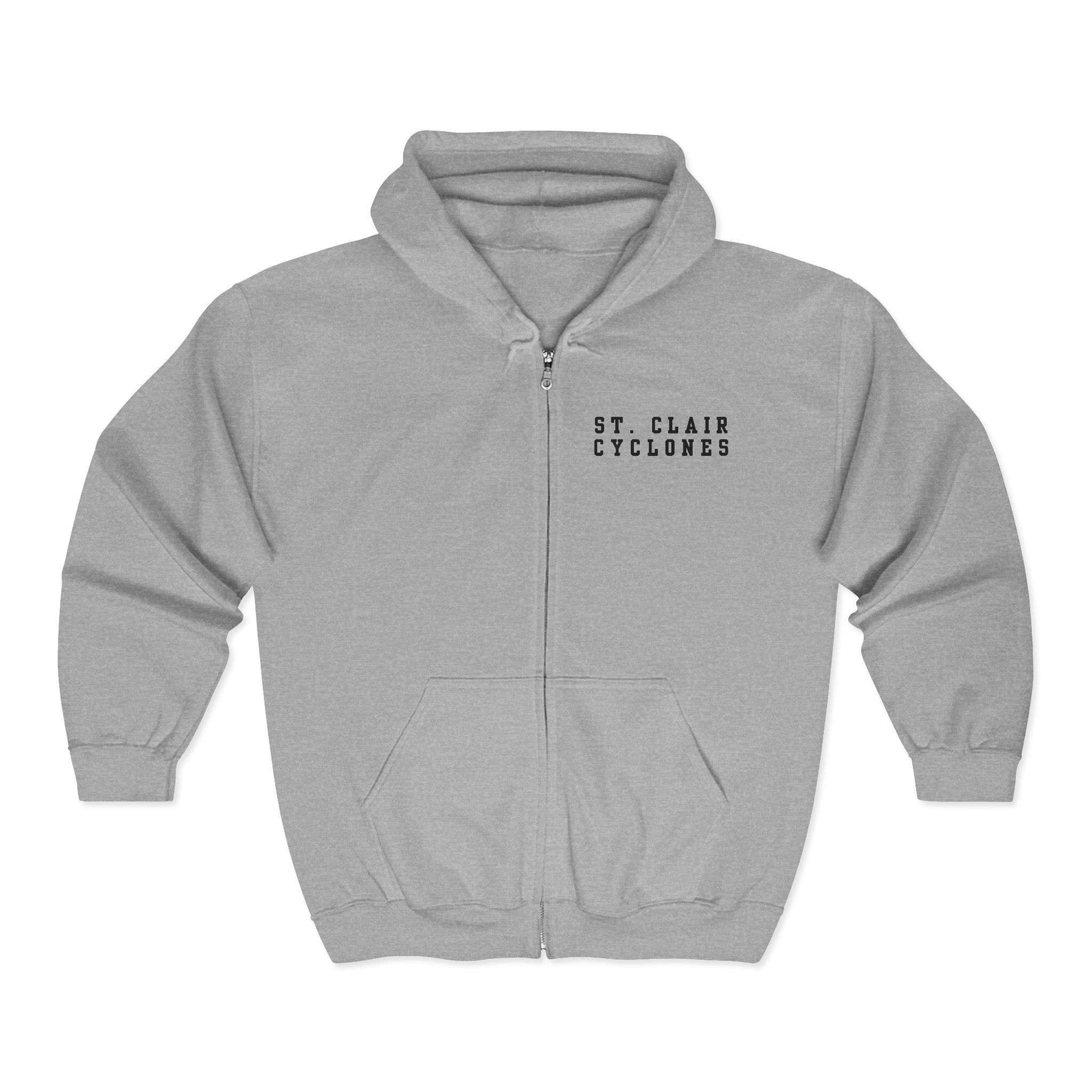 Full Zip Hoodie - Peace, Love and Volleyball