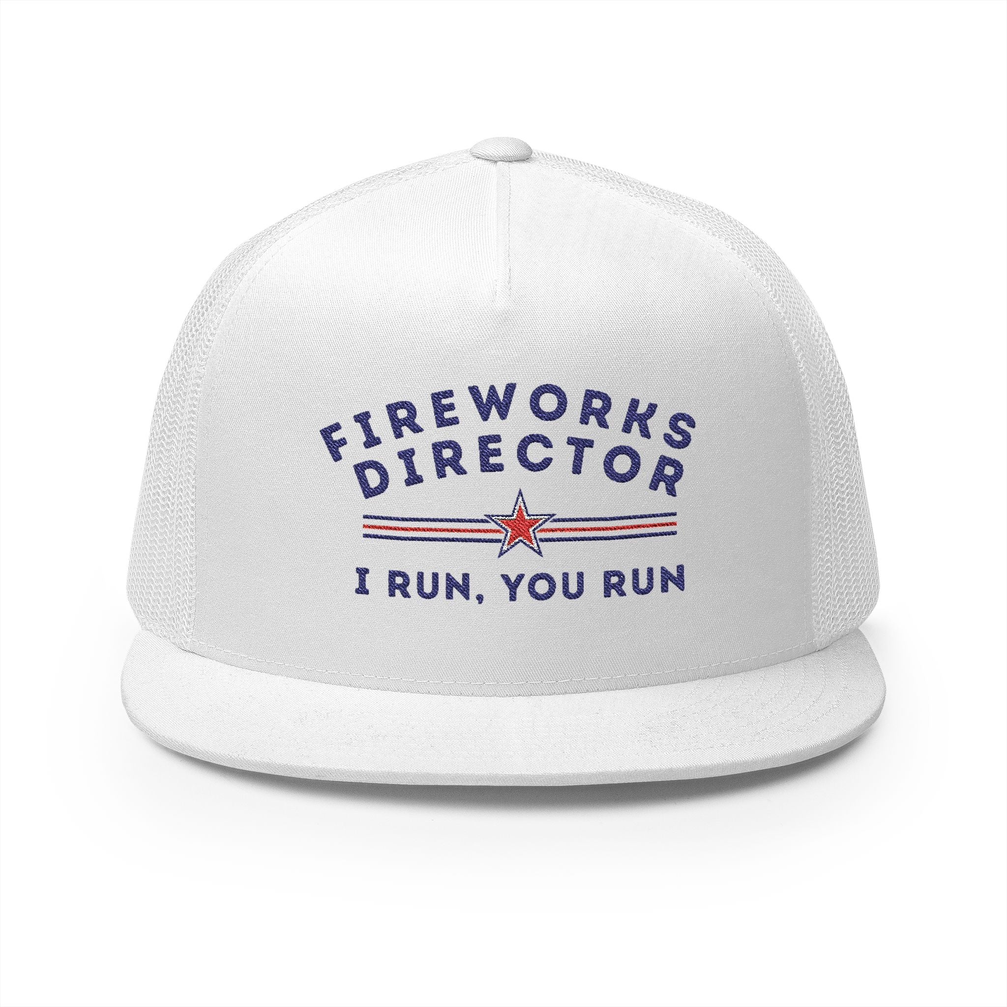 Embroidered Trucker Cap - Fireworks Director