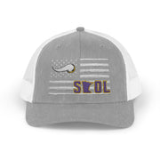 Patriotic SKOL Horn Trucker Hat