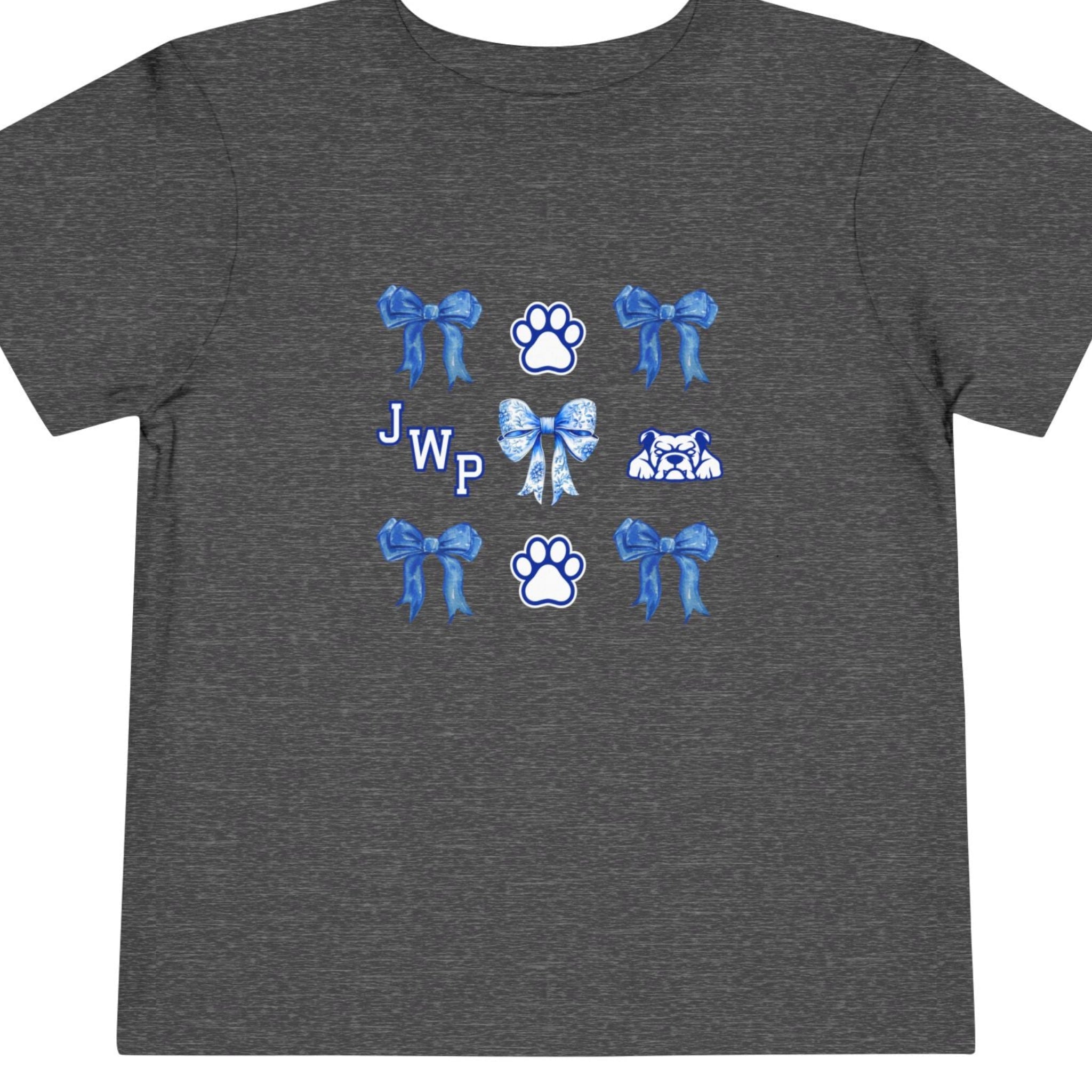 Bulldog Bow Tee (Toddler)