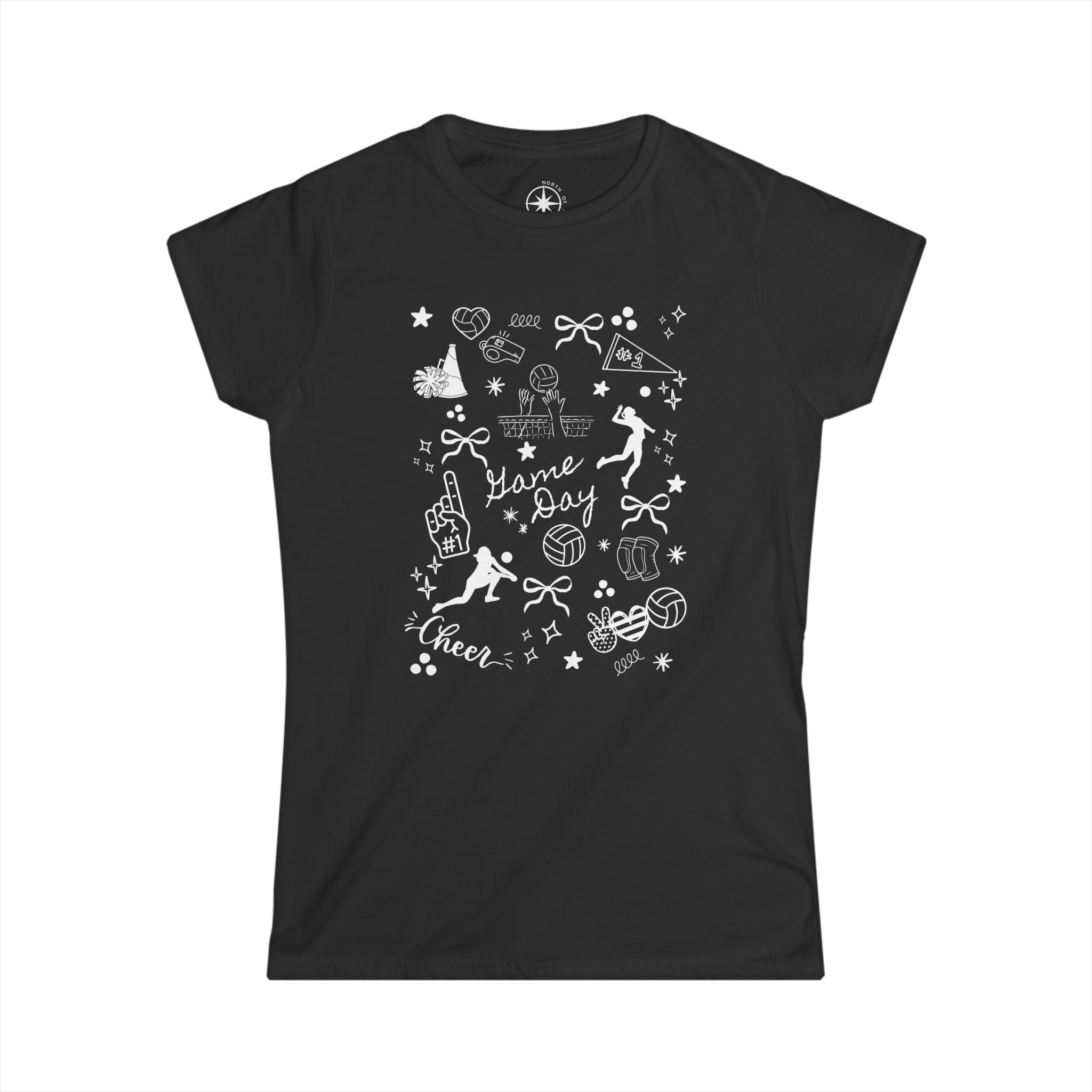 Volleyball Game Day T-shirt (Women's Fit)