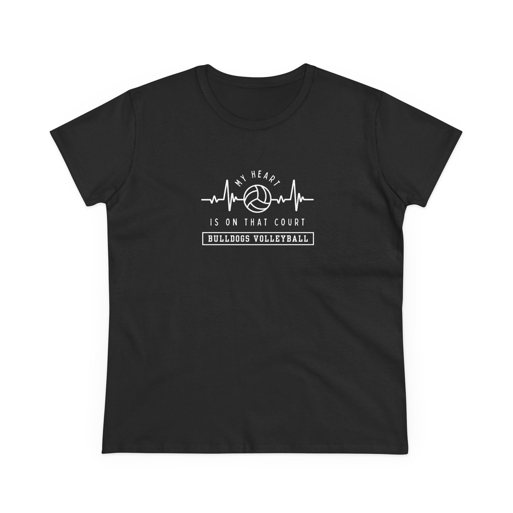 Personalized (Optional) Heartfelt Volleyball Tee for Women