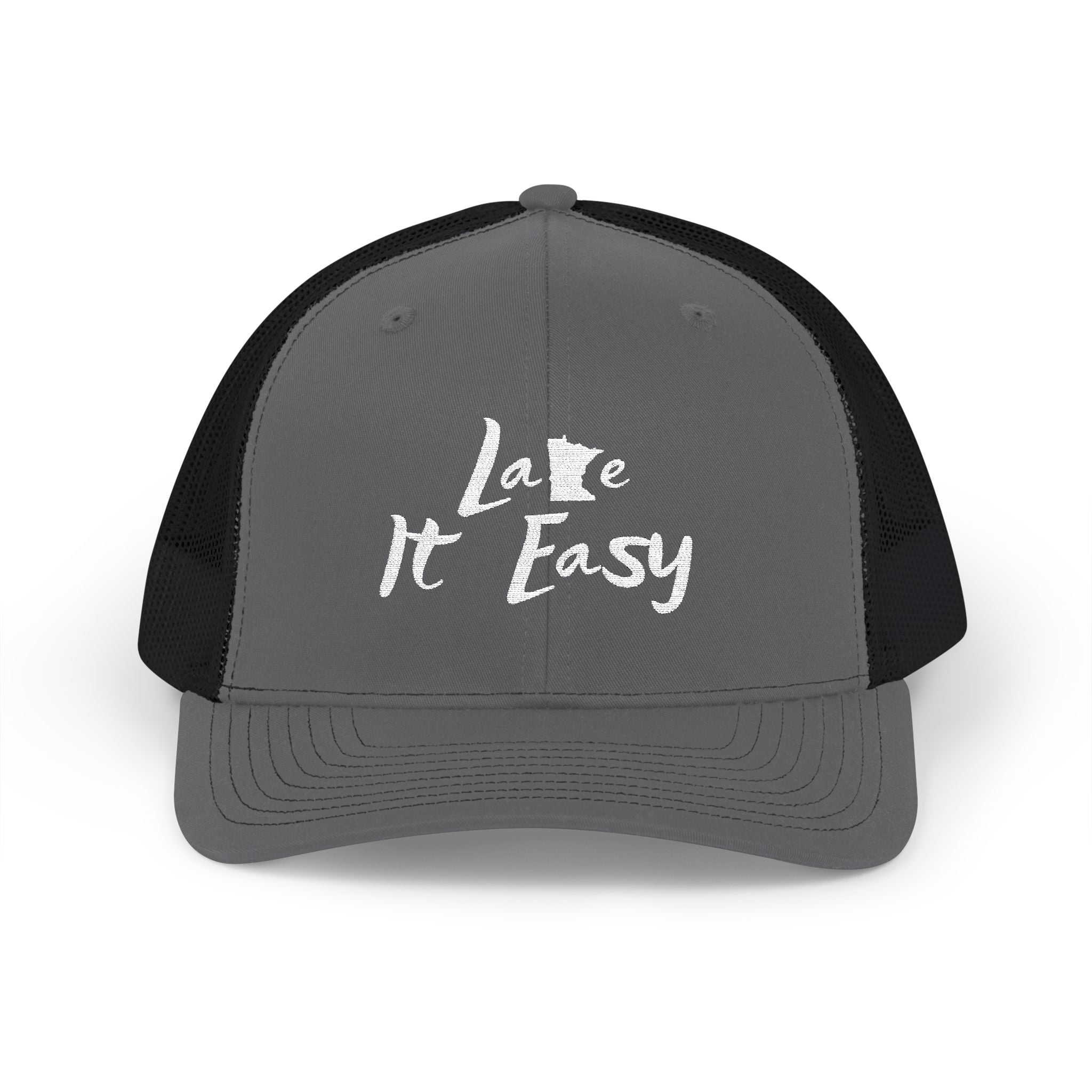 Lake It Easy Snapback Trucker Cap