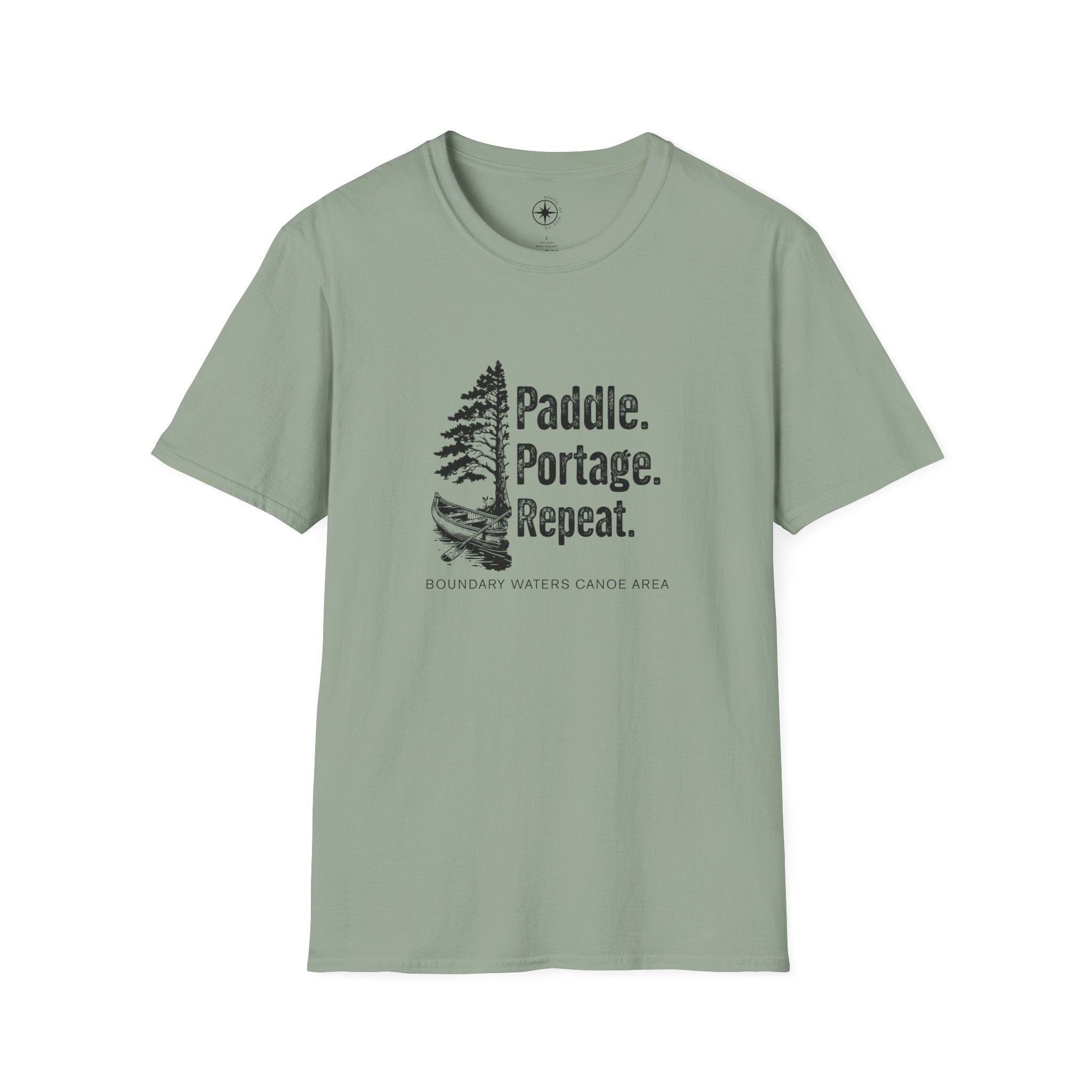 Paddle. Portage. Repeat. T-shirt