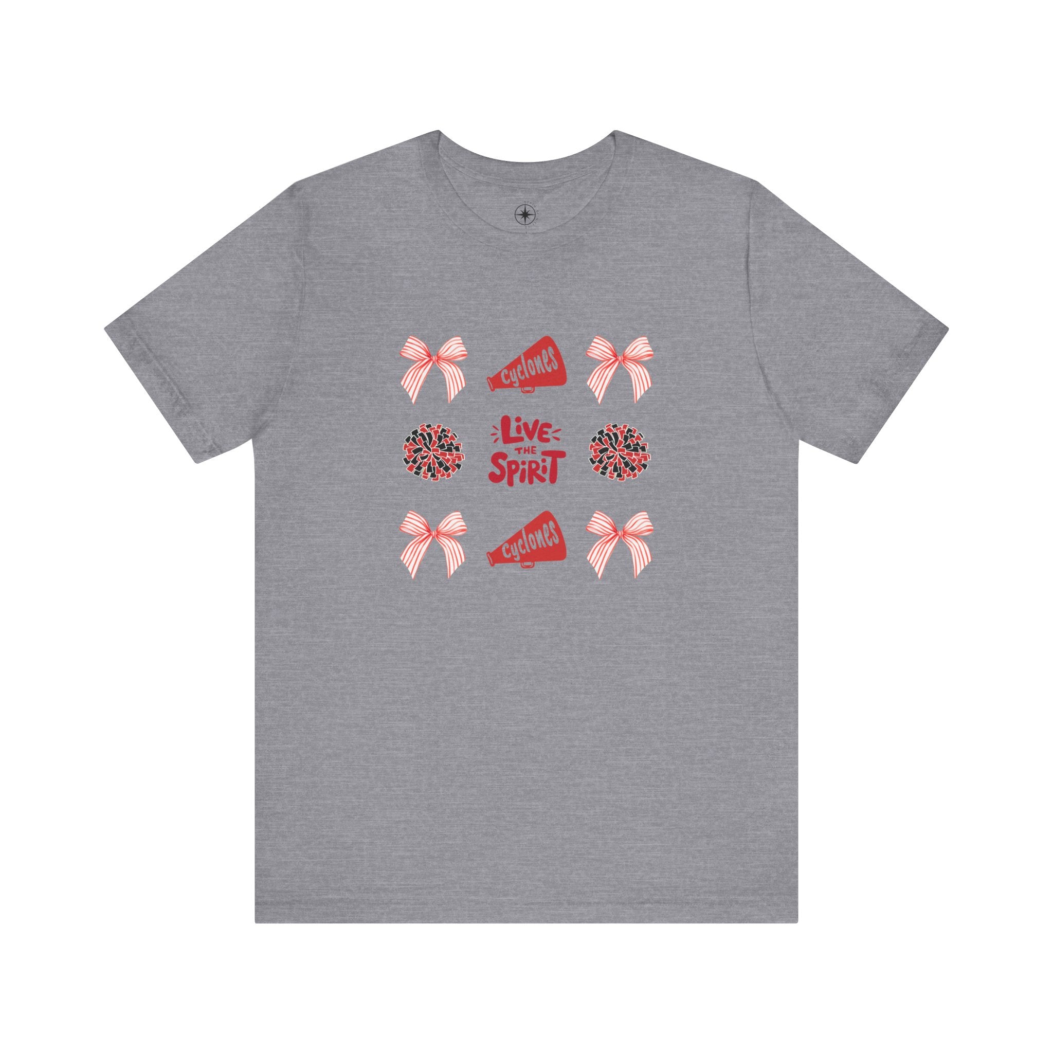Live the Spirit Cyclone Cheerleading Tee