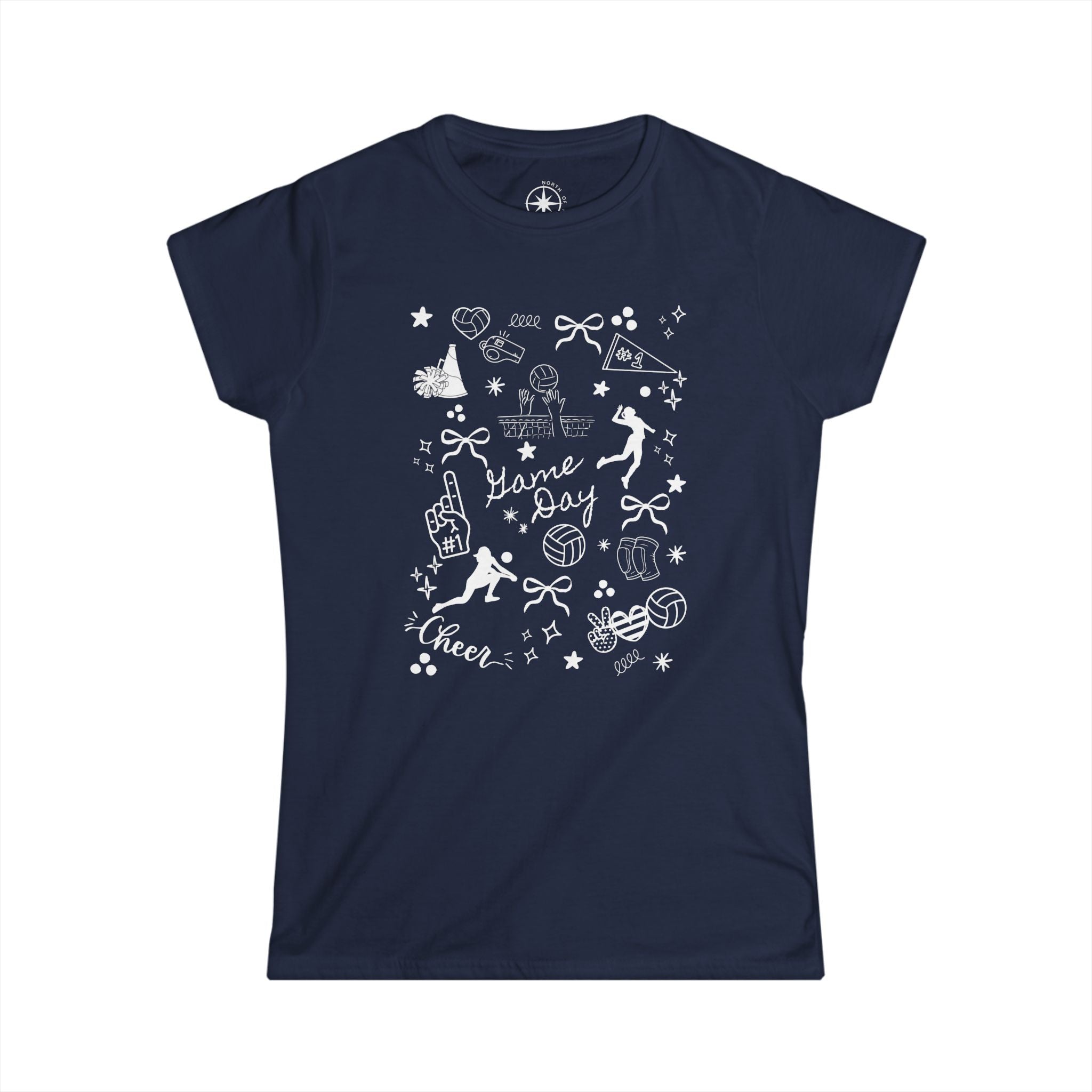 Volleyball Game Day T-shirt (Women's Fit)