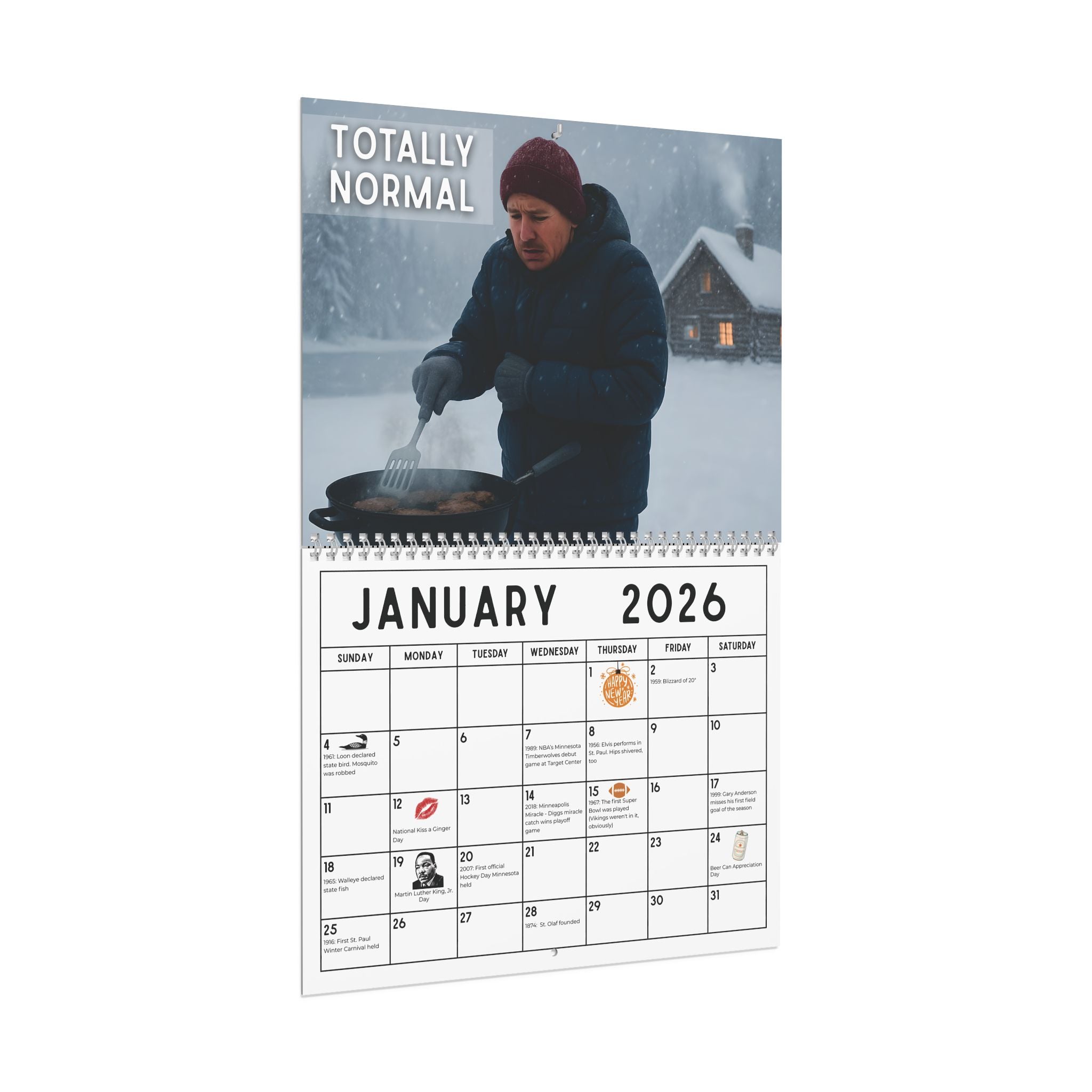 2026 Uff-Da Wall Calendar