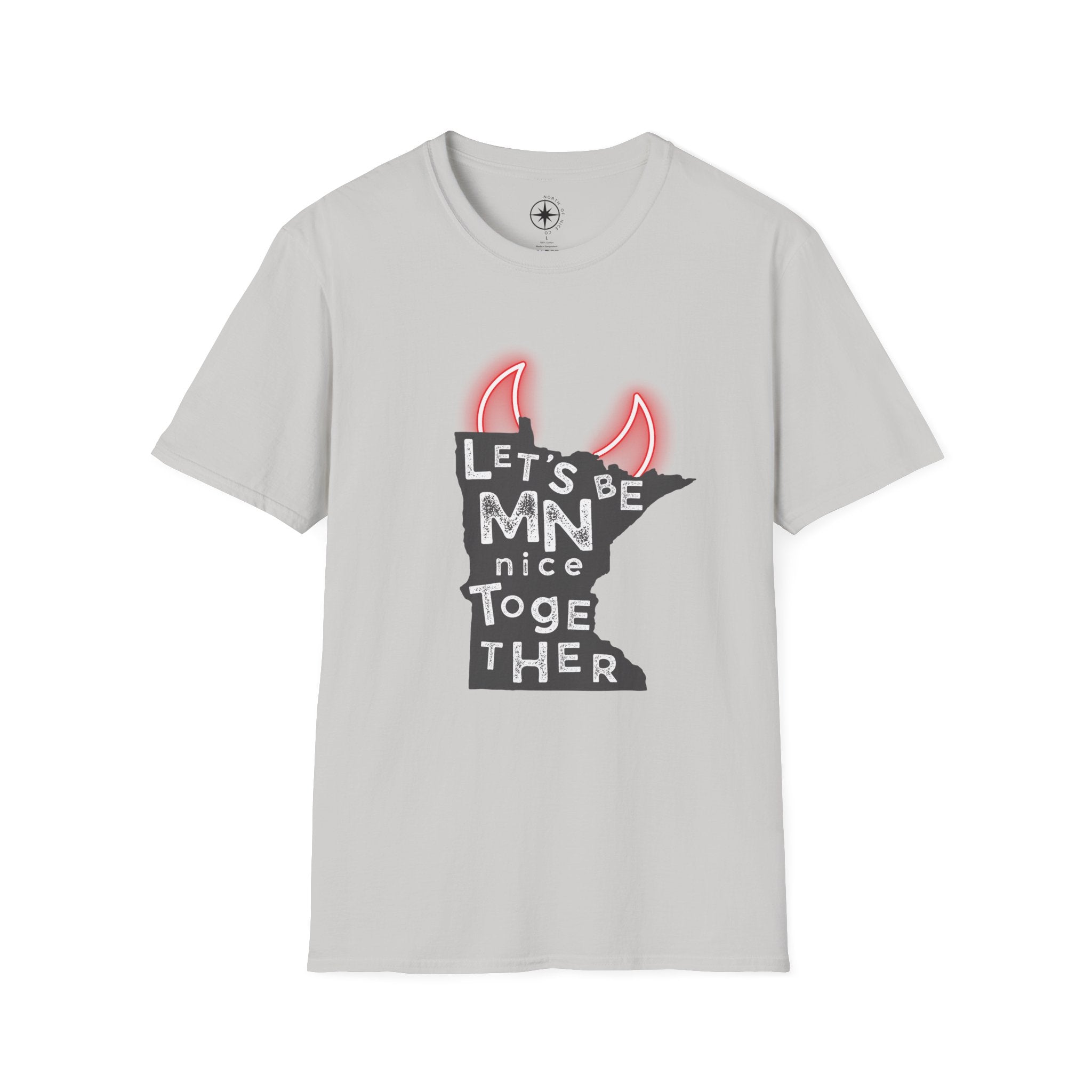 Minnesota Nice Devil Horn Tshirt
