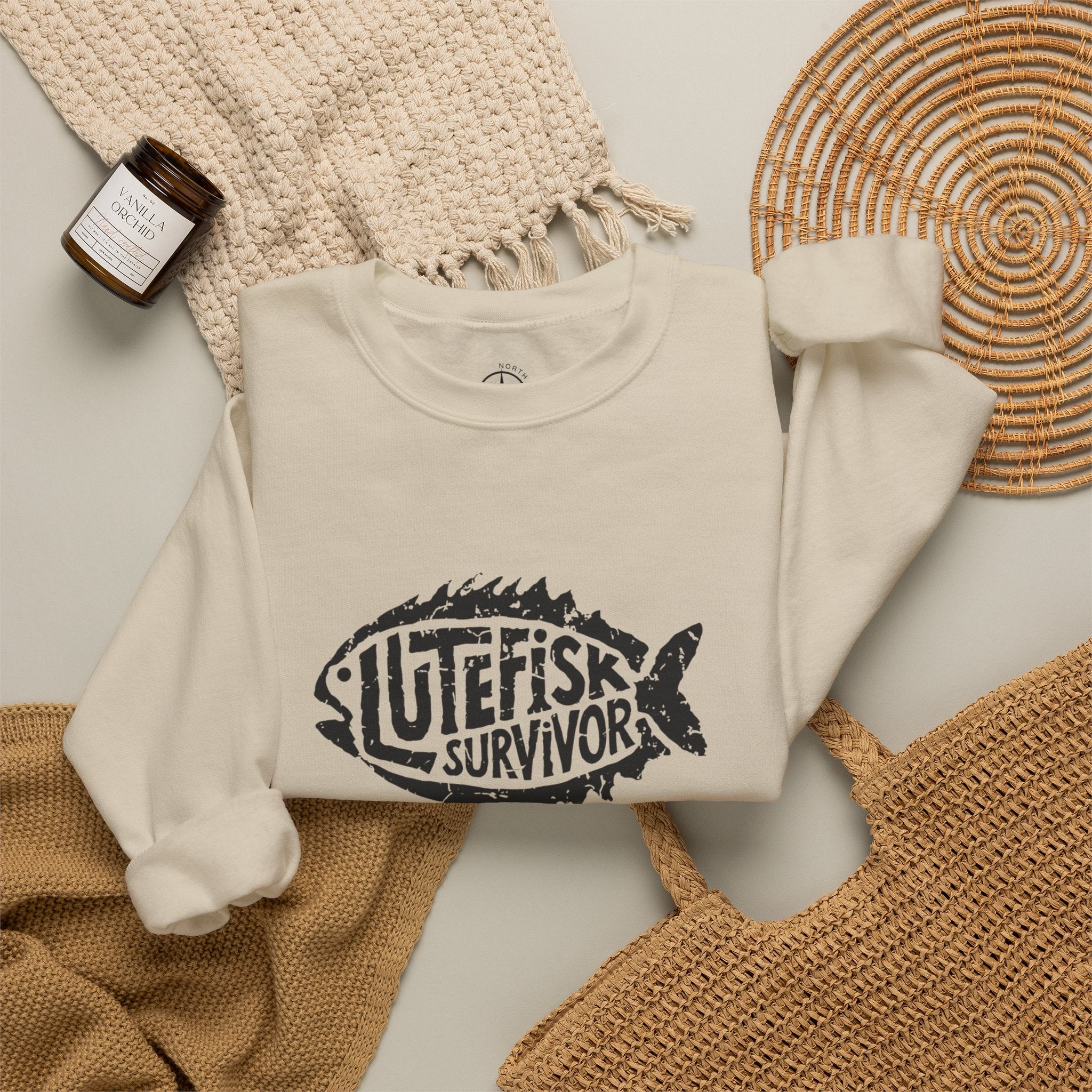 Lutefisk Survivor Sweatshirt