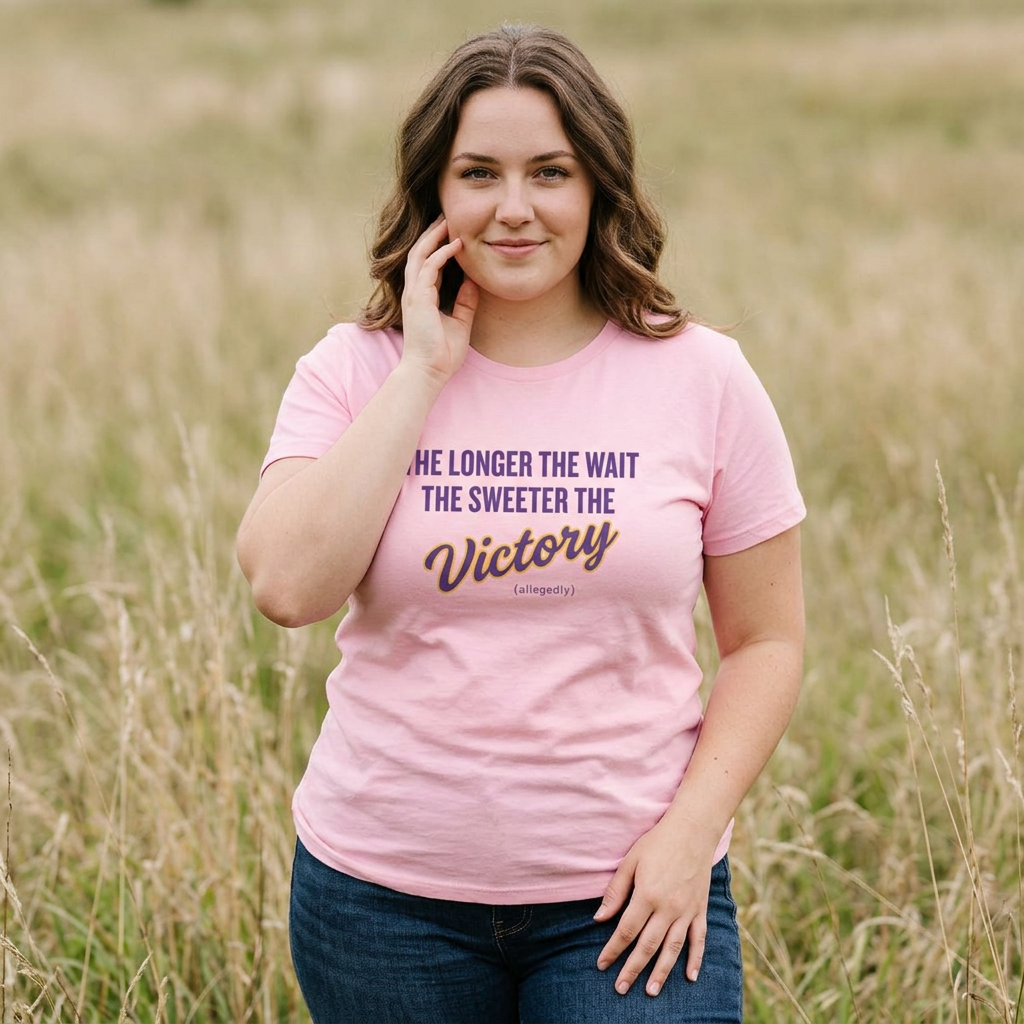 The Longer the Wait MN Football T-shirt (Women's fit)