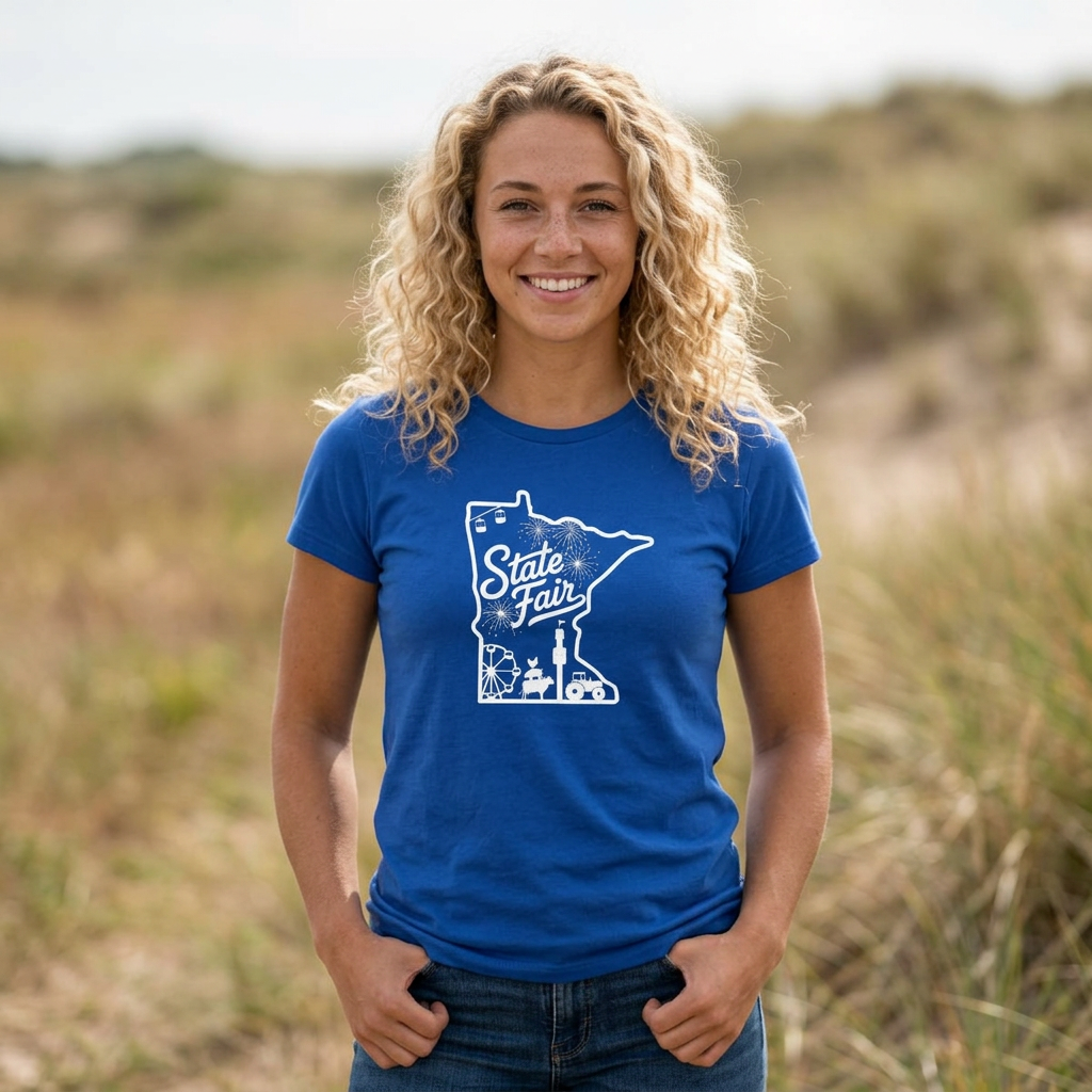 Minnesota State Fair Map Tee — Women's Minnesota State Fair Graphic T-Shirt