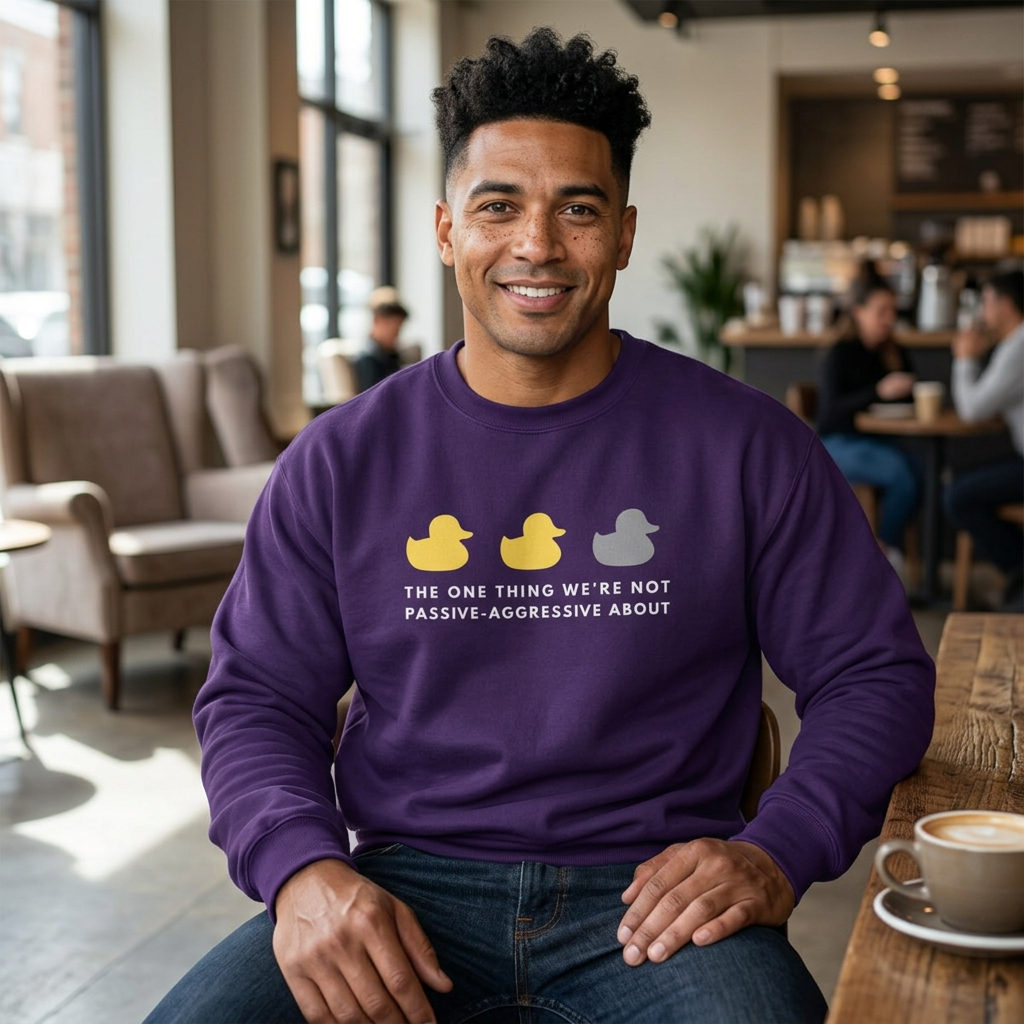 Minnesota Duck Duck Gray Duck Sweatshirt
