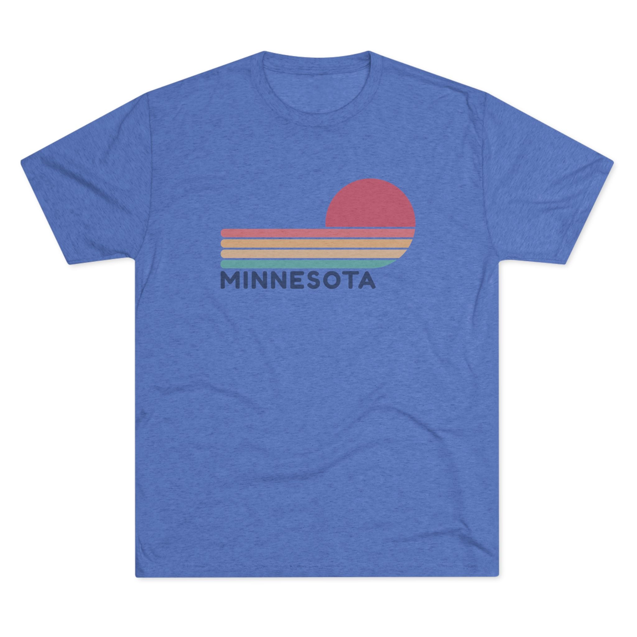 Minnesota Retro Sunset Tri-Blend Tee