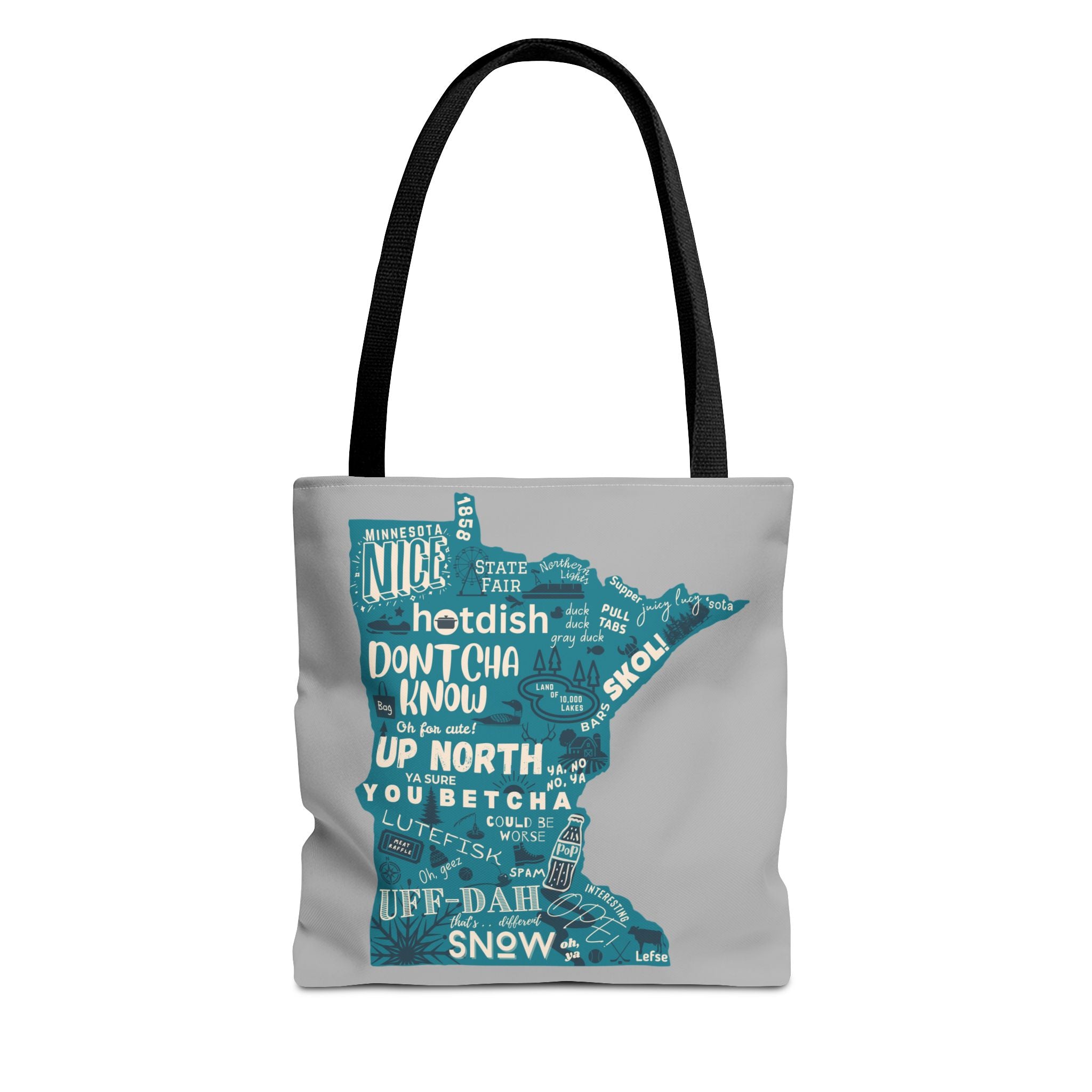 Minnesota Wordmap Tote Bag