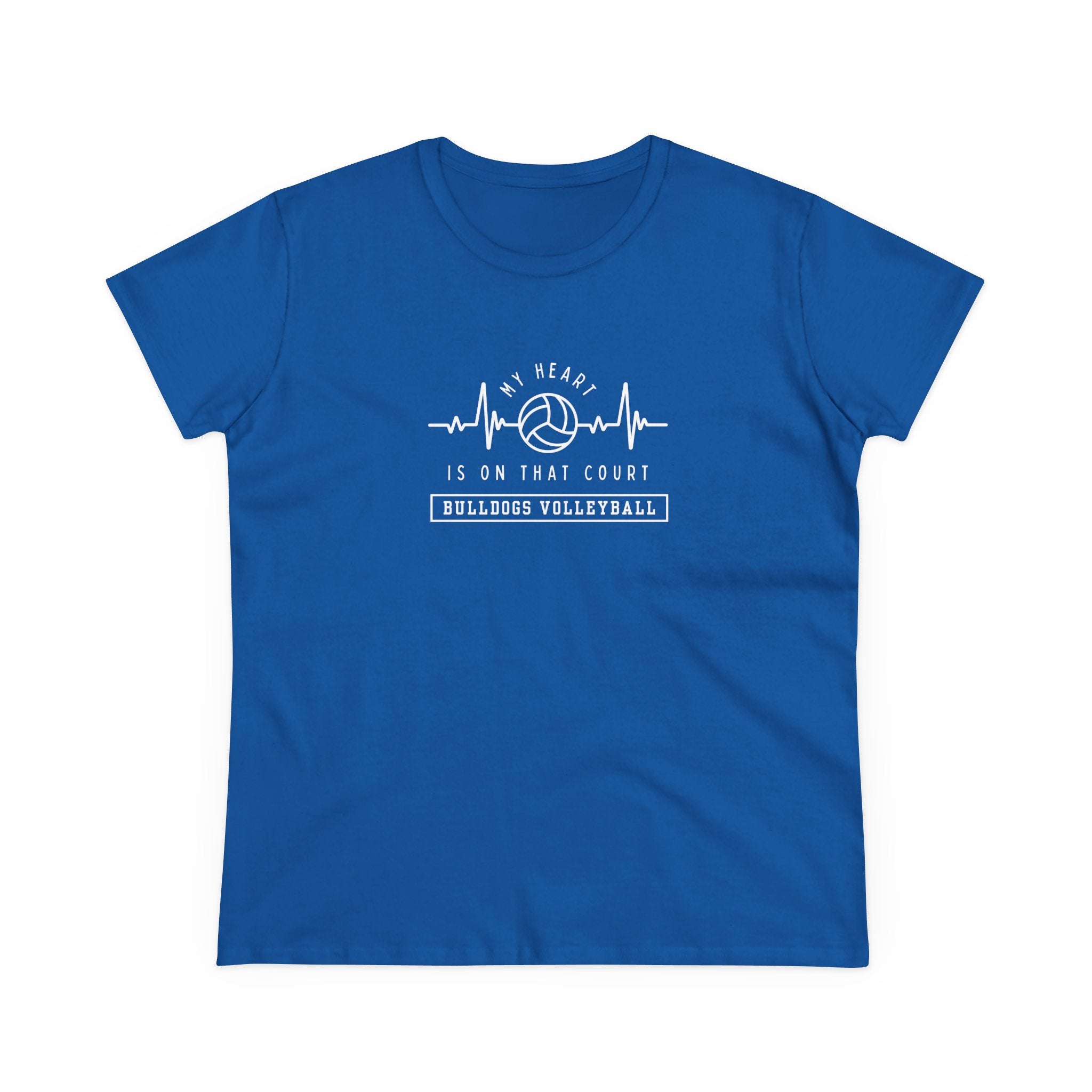 Personalized (Optional) Heartfelt Volleyball Tee for Women