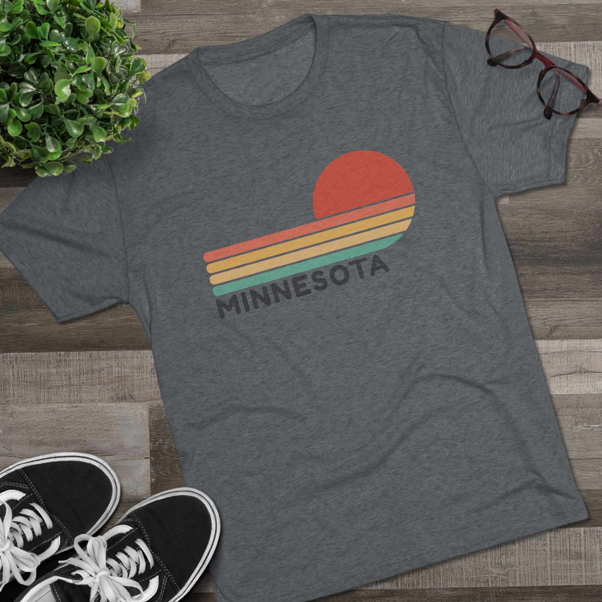 Minnesota Retro Sunset T-shirt