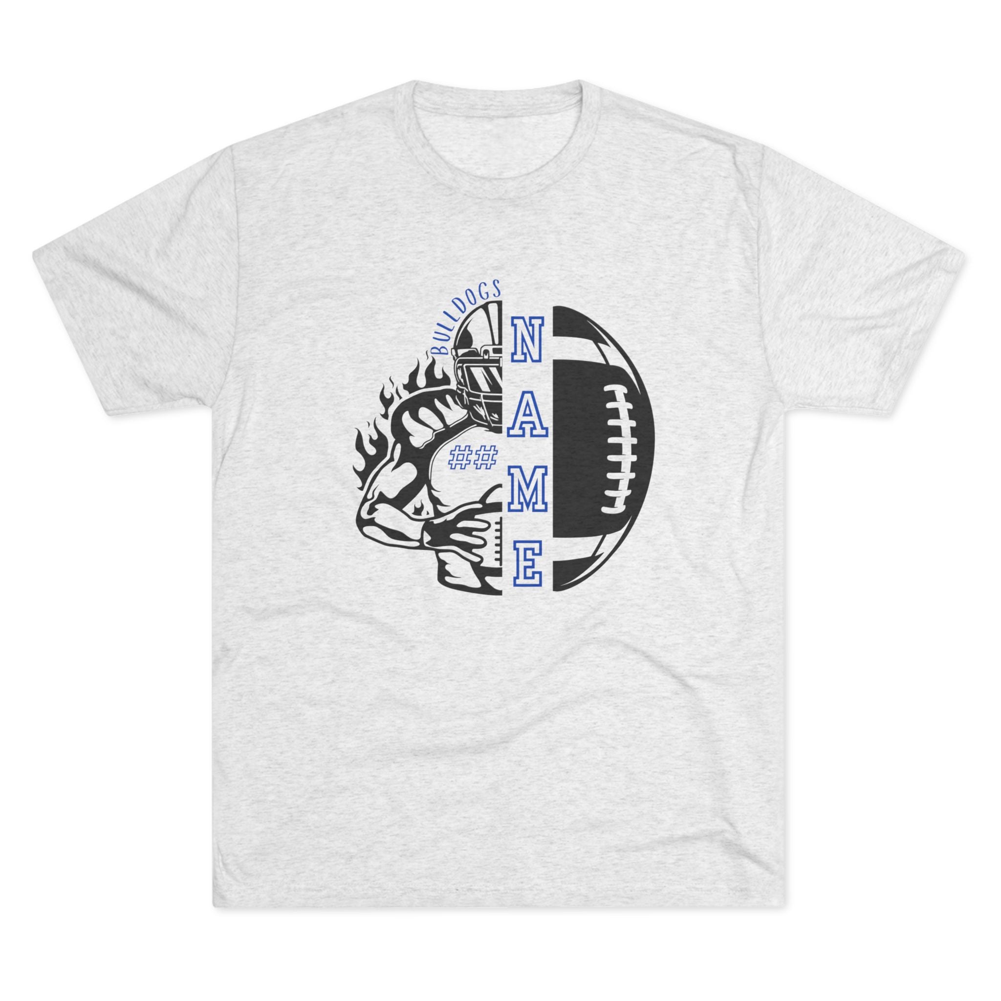 Bulldogs Football Personalized T-shirt
