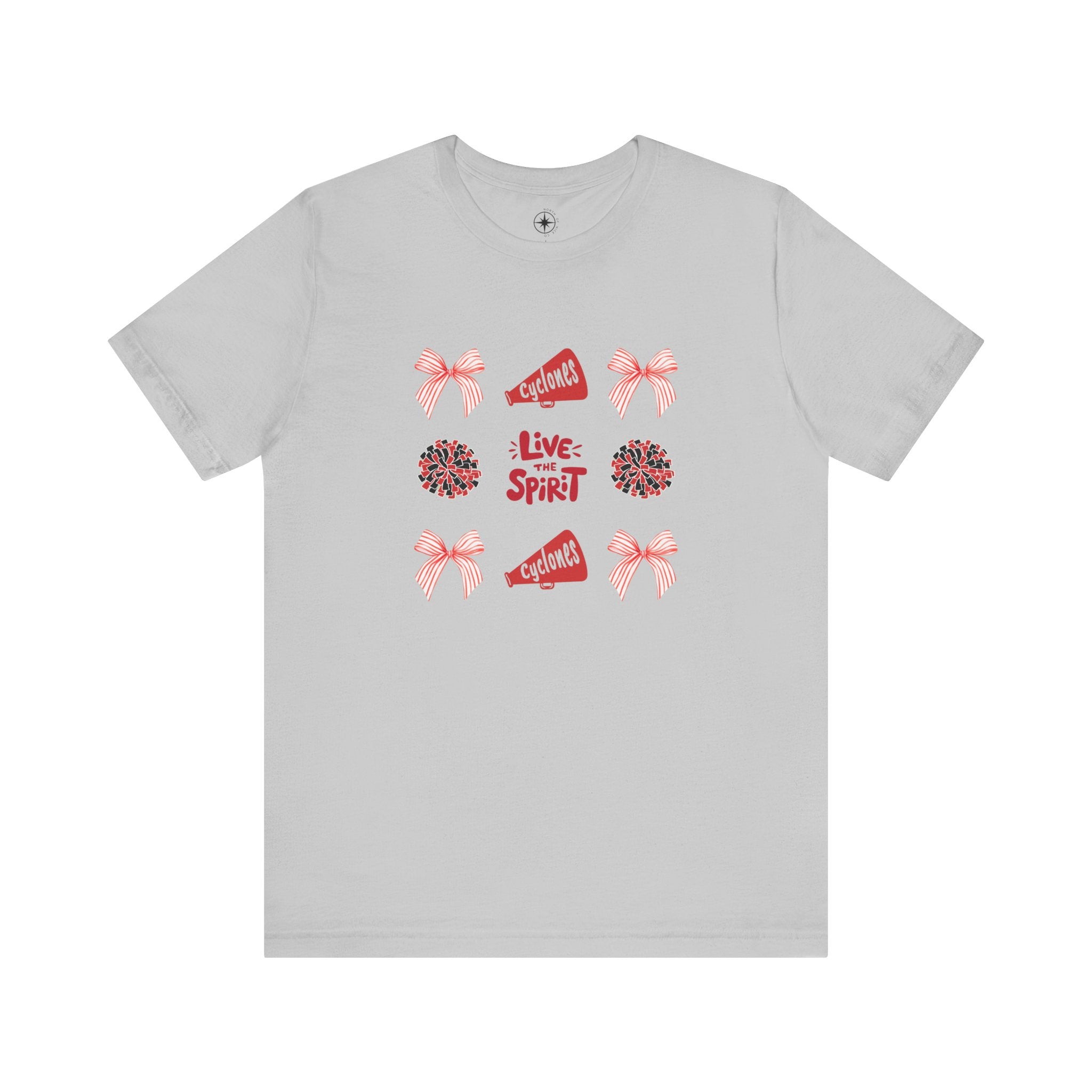 Live the Spirit Cyclone Cheerleading Tee