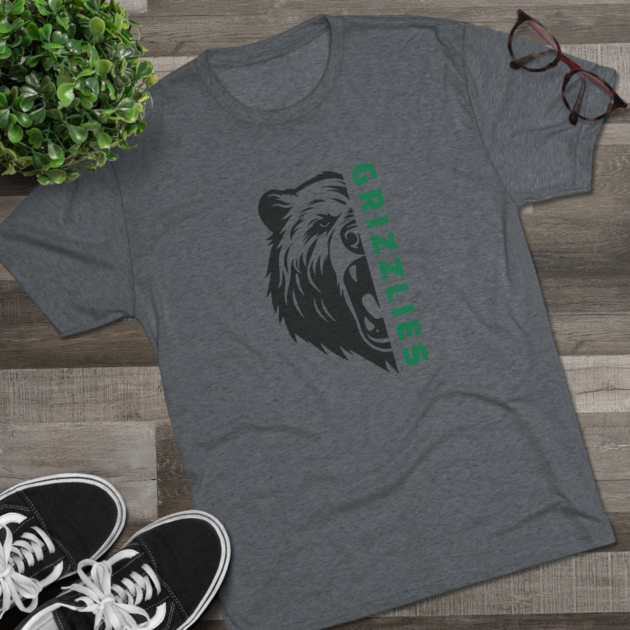 Grizzlies Unisex Tri-Blend Crew Tee