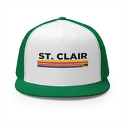 St. Clair Embroidered 5 Panel Trucker Cap