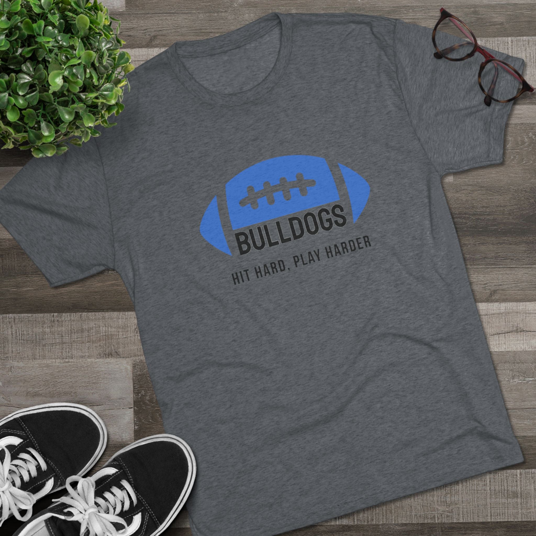 Personalized (Optional) Bulldogs Football T-shirt