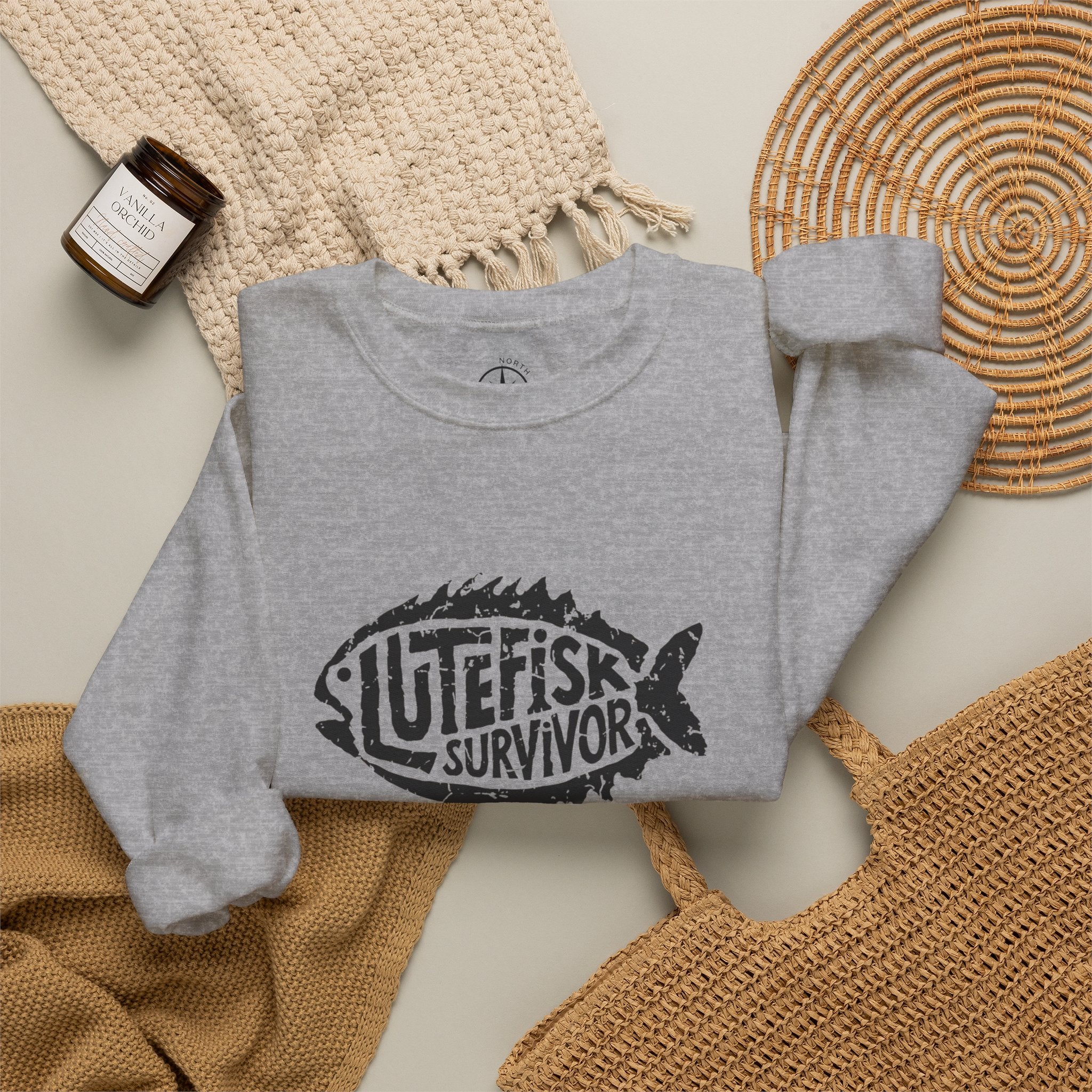 Lutefisk Survivor Sweatshirt