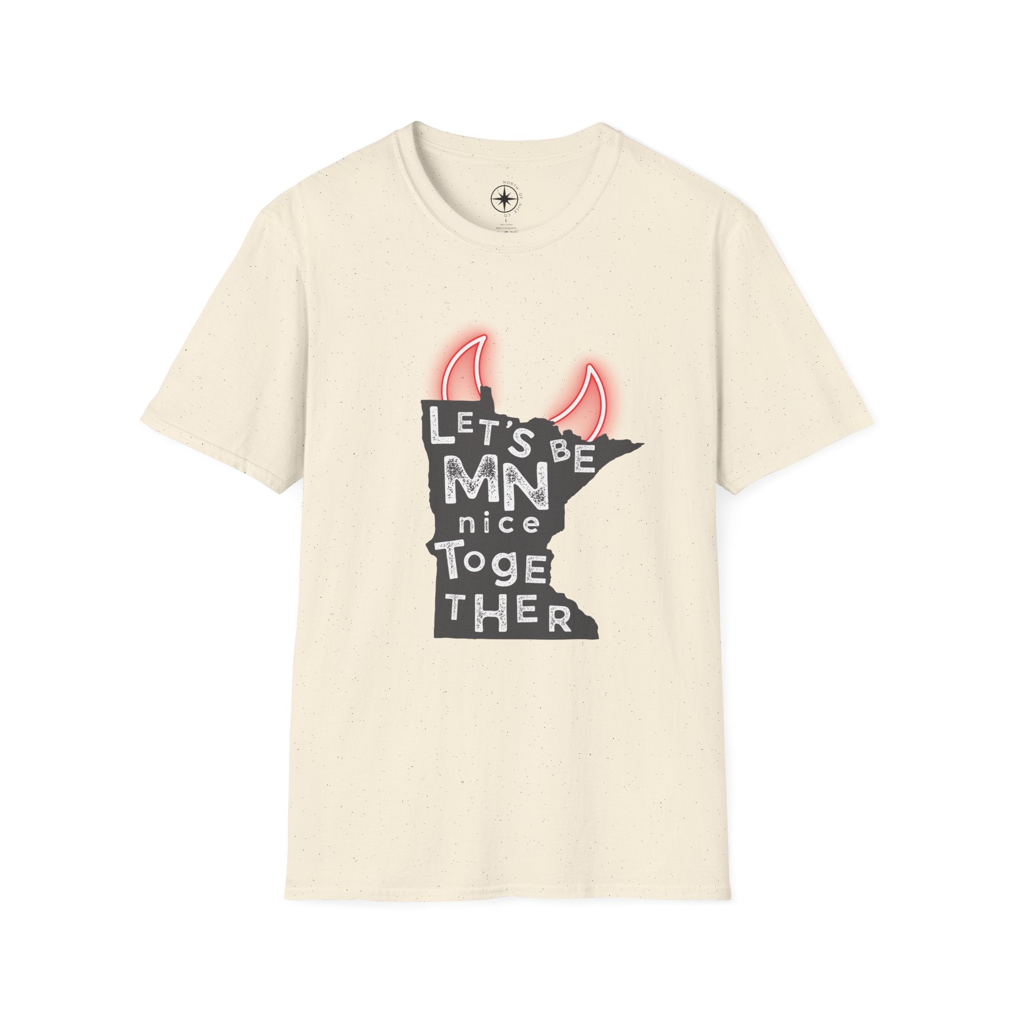 Minnesota Nice Devil Horn Tshirt