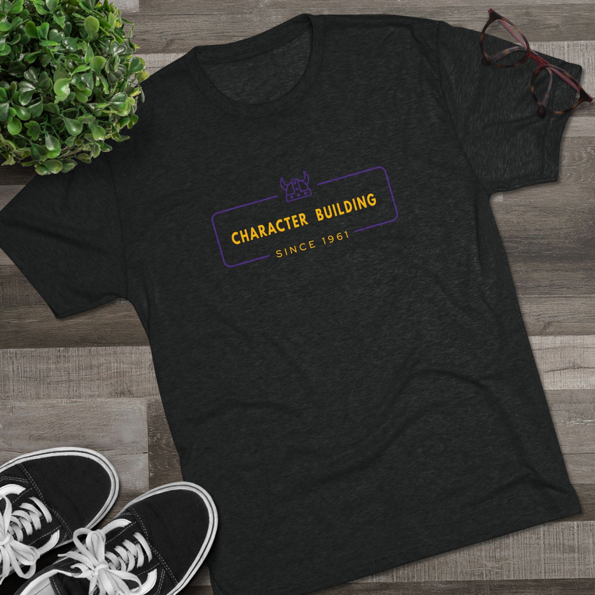 Character Building Unisex Crew Tee, Inspirational Tee, Motivational Shirt, Casual Wear, Gift for Friends