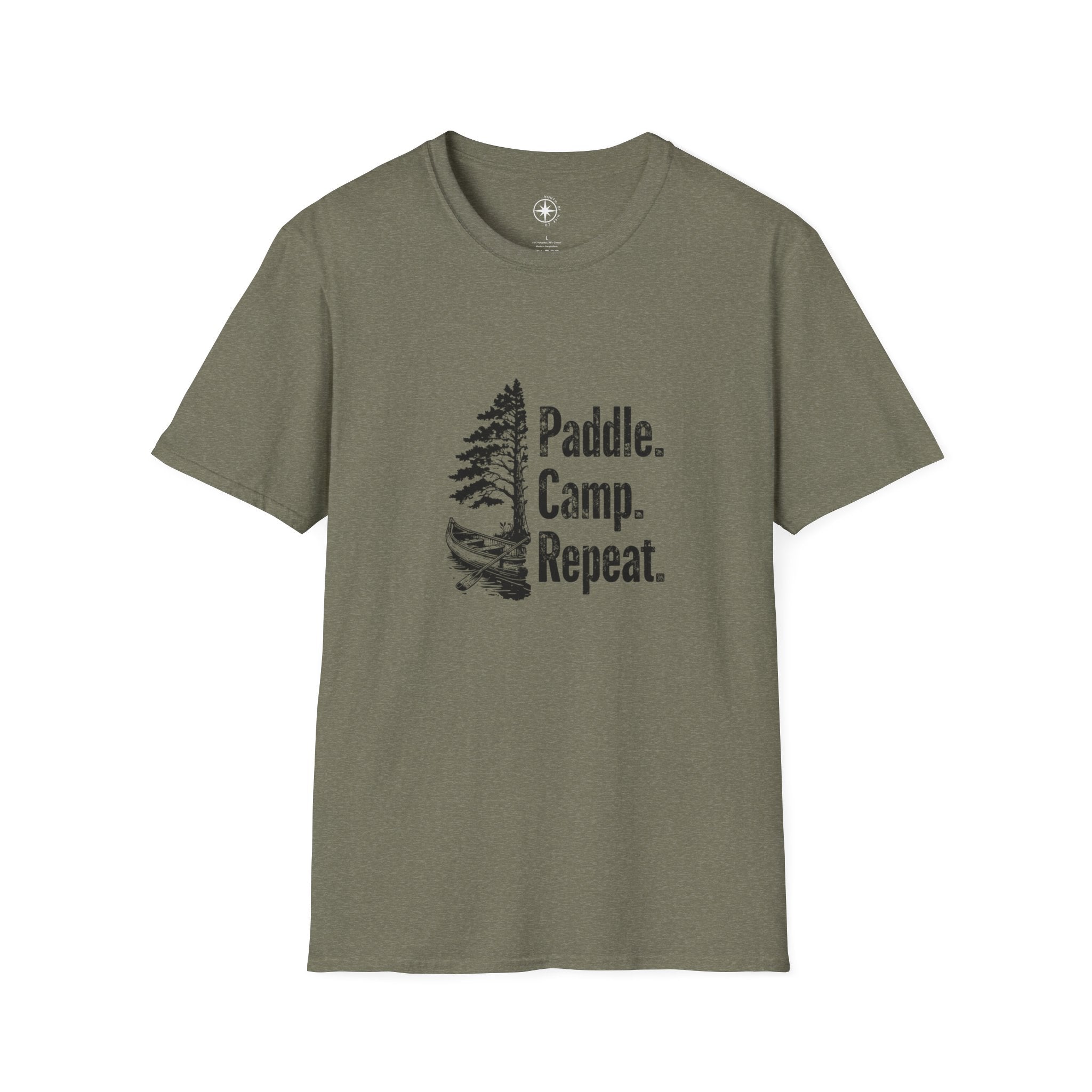 Paddle. Portage. Repeat. T-shirt