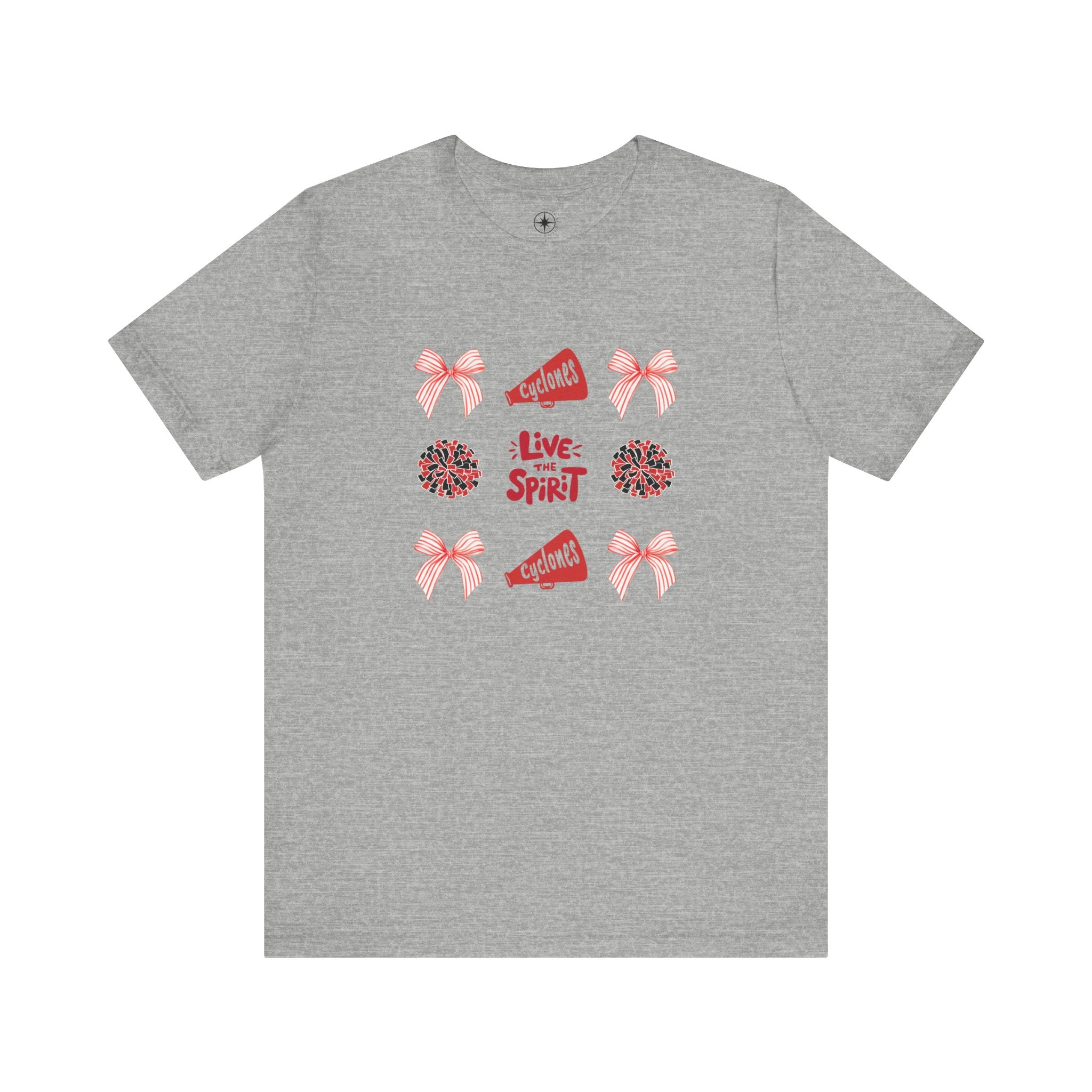 Live the Spirit Cyclone Cheerleading Tee
