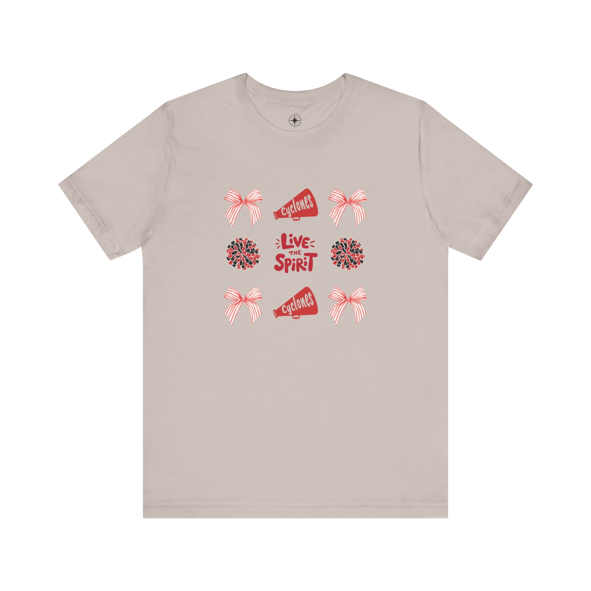 Live the Spirit Cyclone Cheerleading Tee