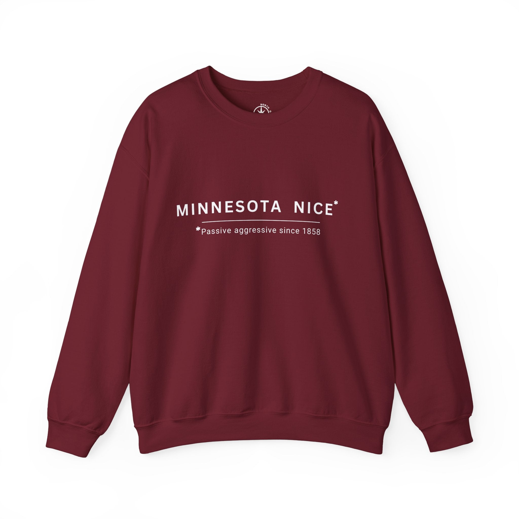 Minnesota Nice Sweatshirt, Passive Aggressive since 1858