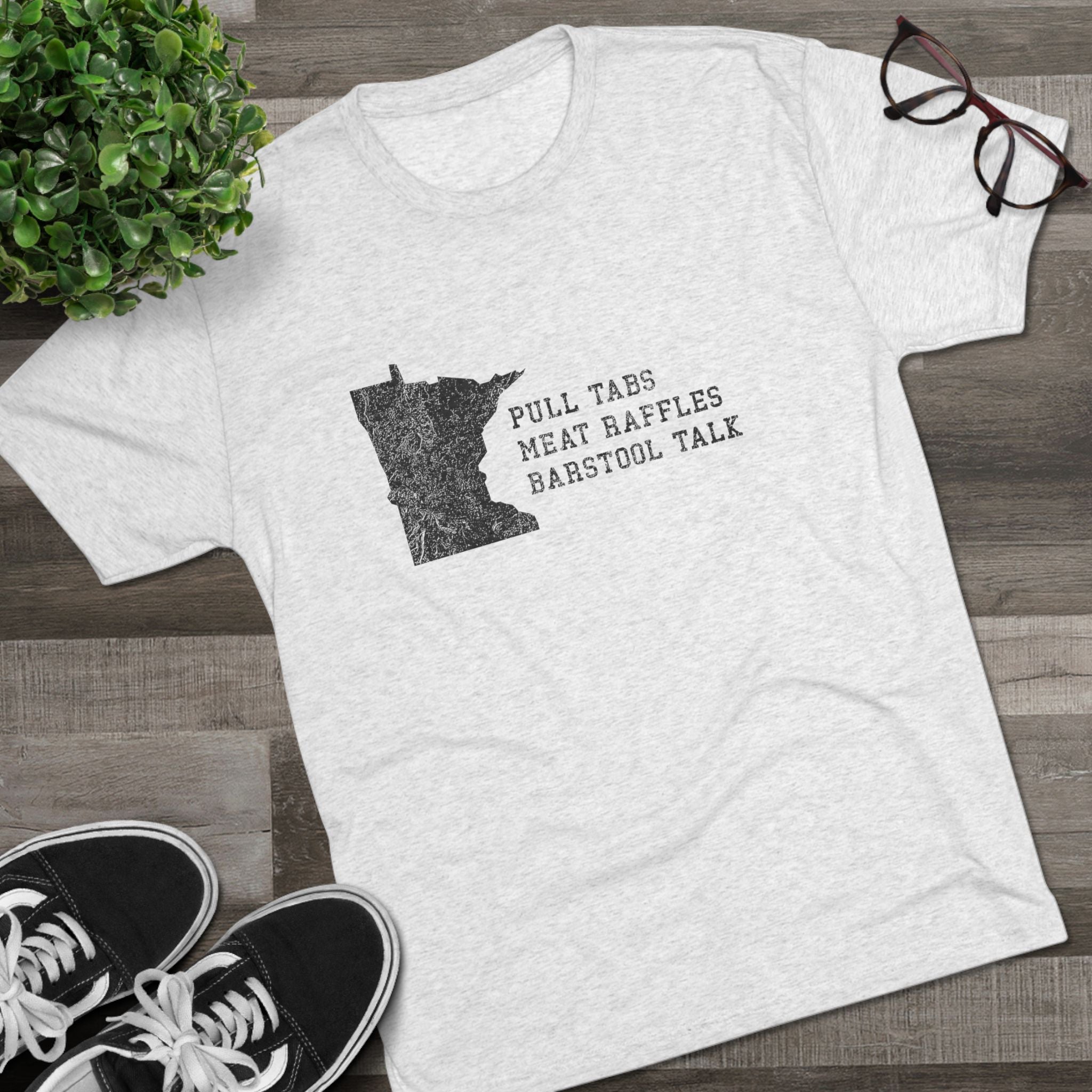 The Holy Trinity Tee: Pull Tabs, Meat Raffles and Barstool Talk T-shirt