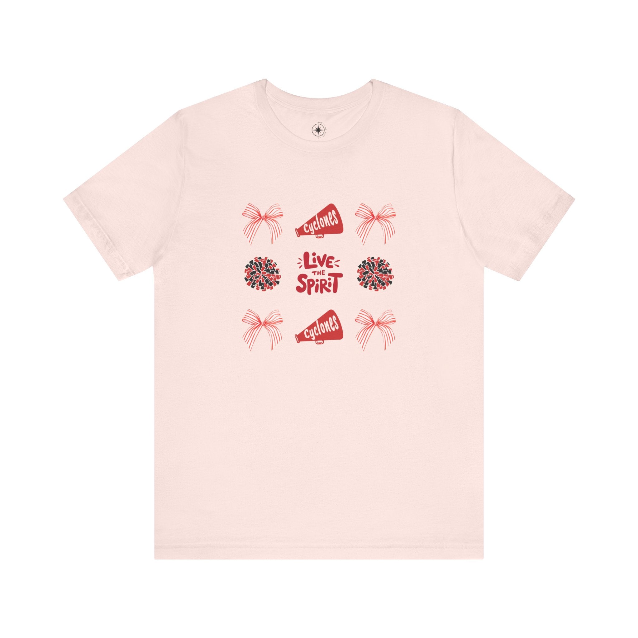 Live the Spirit Cyclone Cheerleading Tee