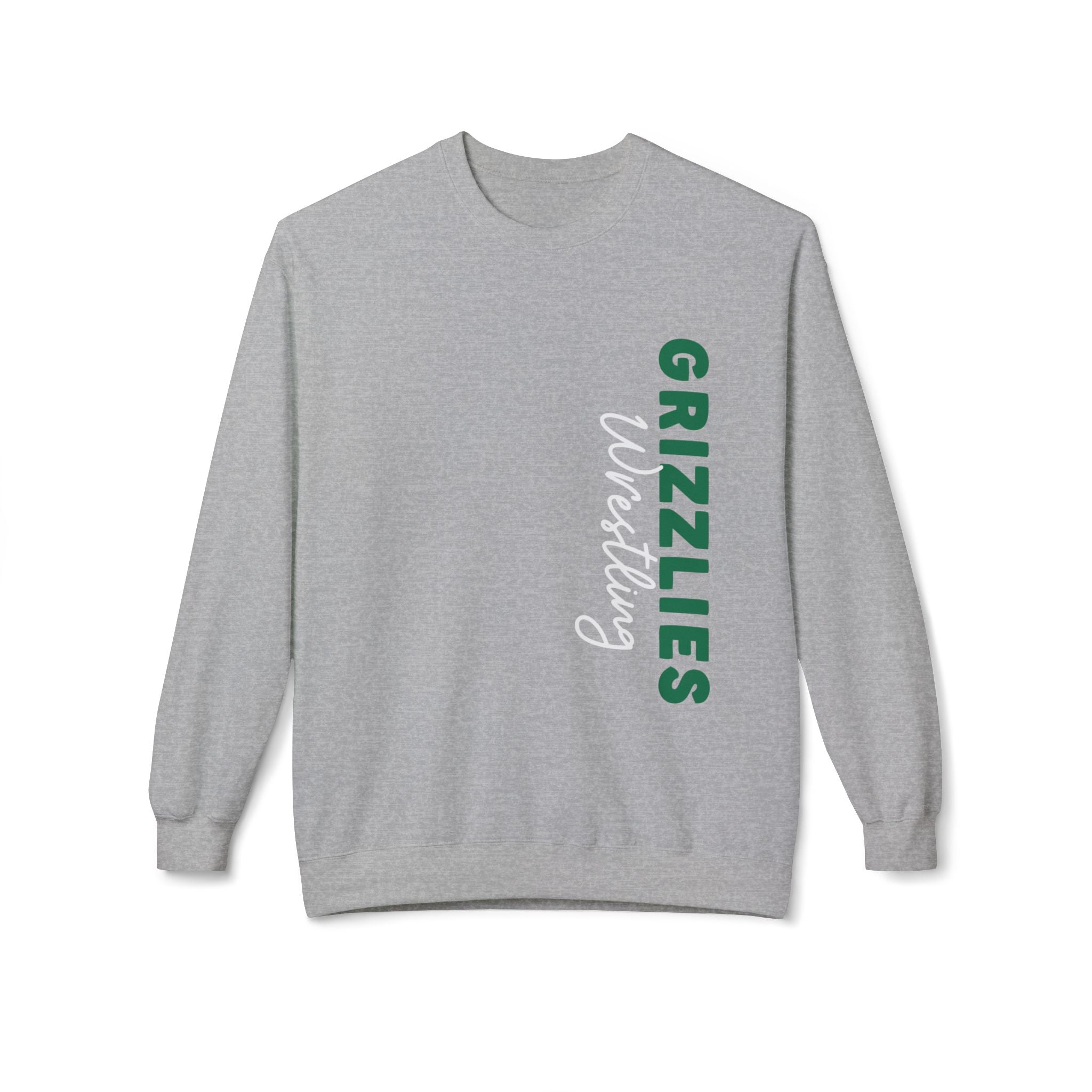 Grizzlies Wrestling Sweatshirt | Cozy Fleece Crewneck | Perfect for Sports Events, Gifts, and Team Spirit