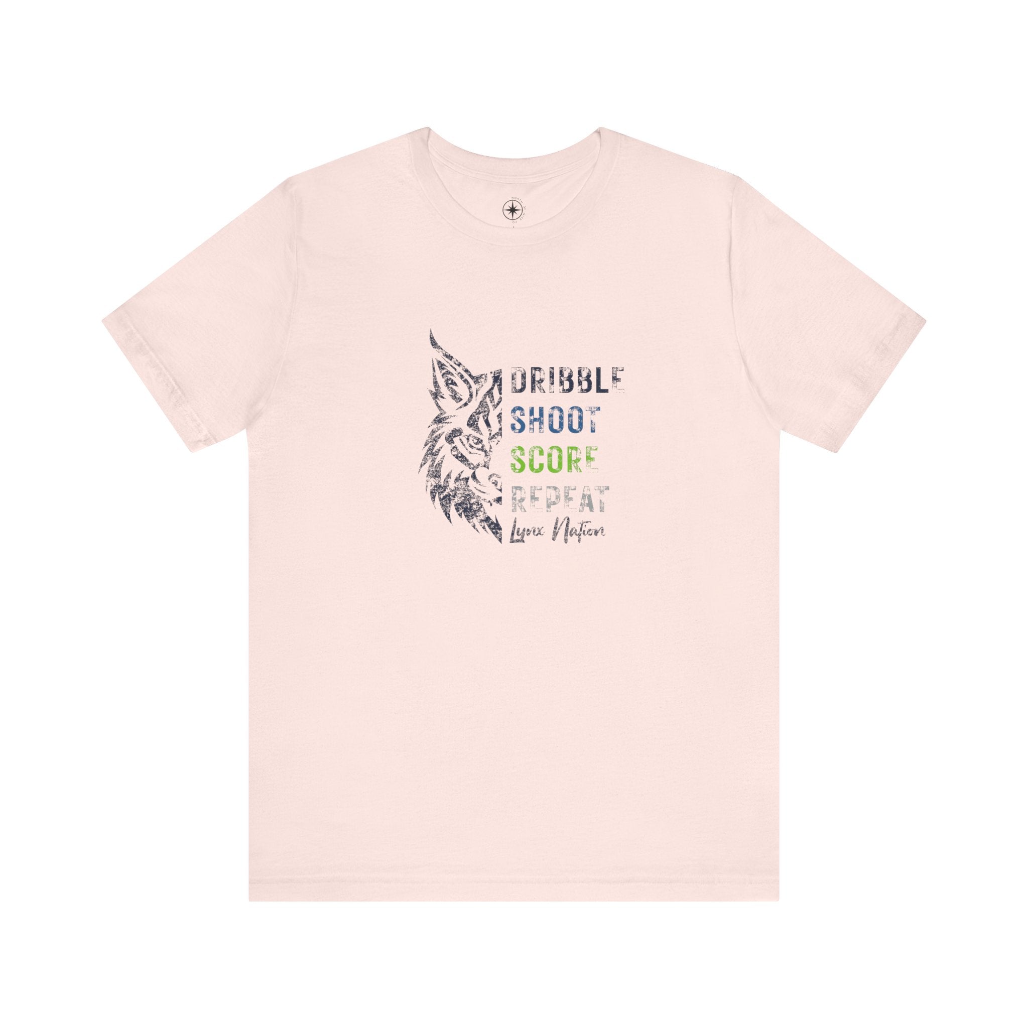 Dribble, Shoot, Score, Repeat, Lynx Nation Tee