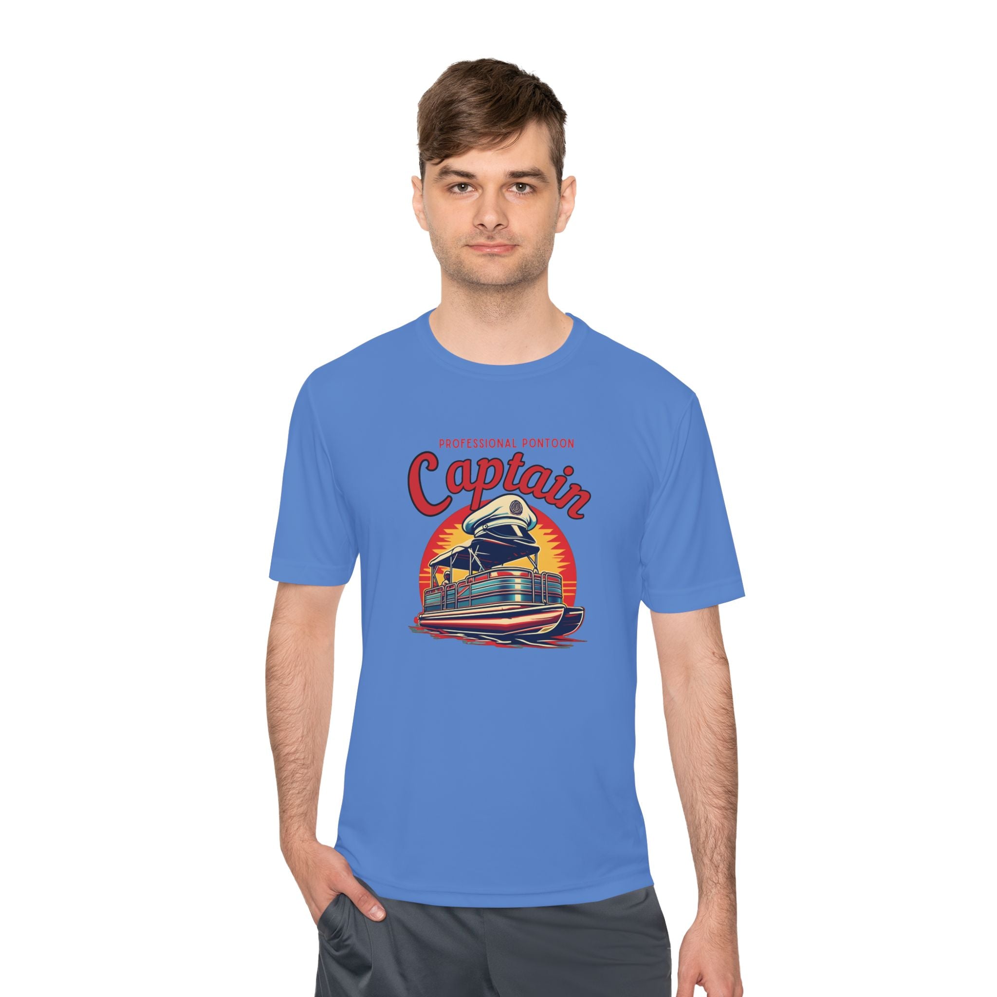 Professional Pontoon Captain Moisture Wicking T-shirt