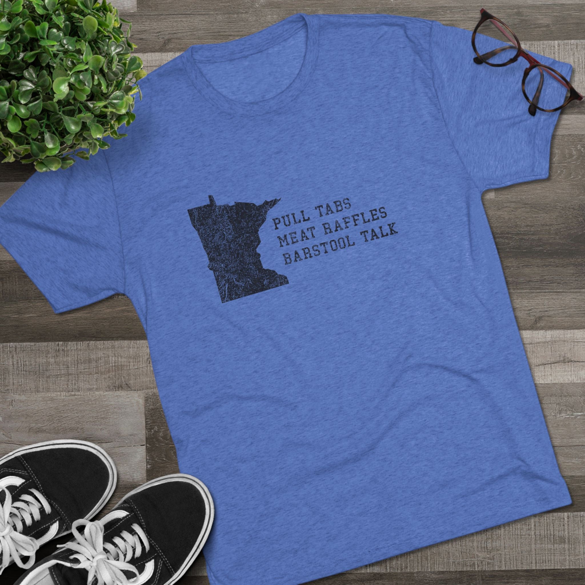 The Holy Trinity Tee: Pull Tabs, Meat Raffles and Barstool Talk T-shirt