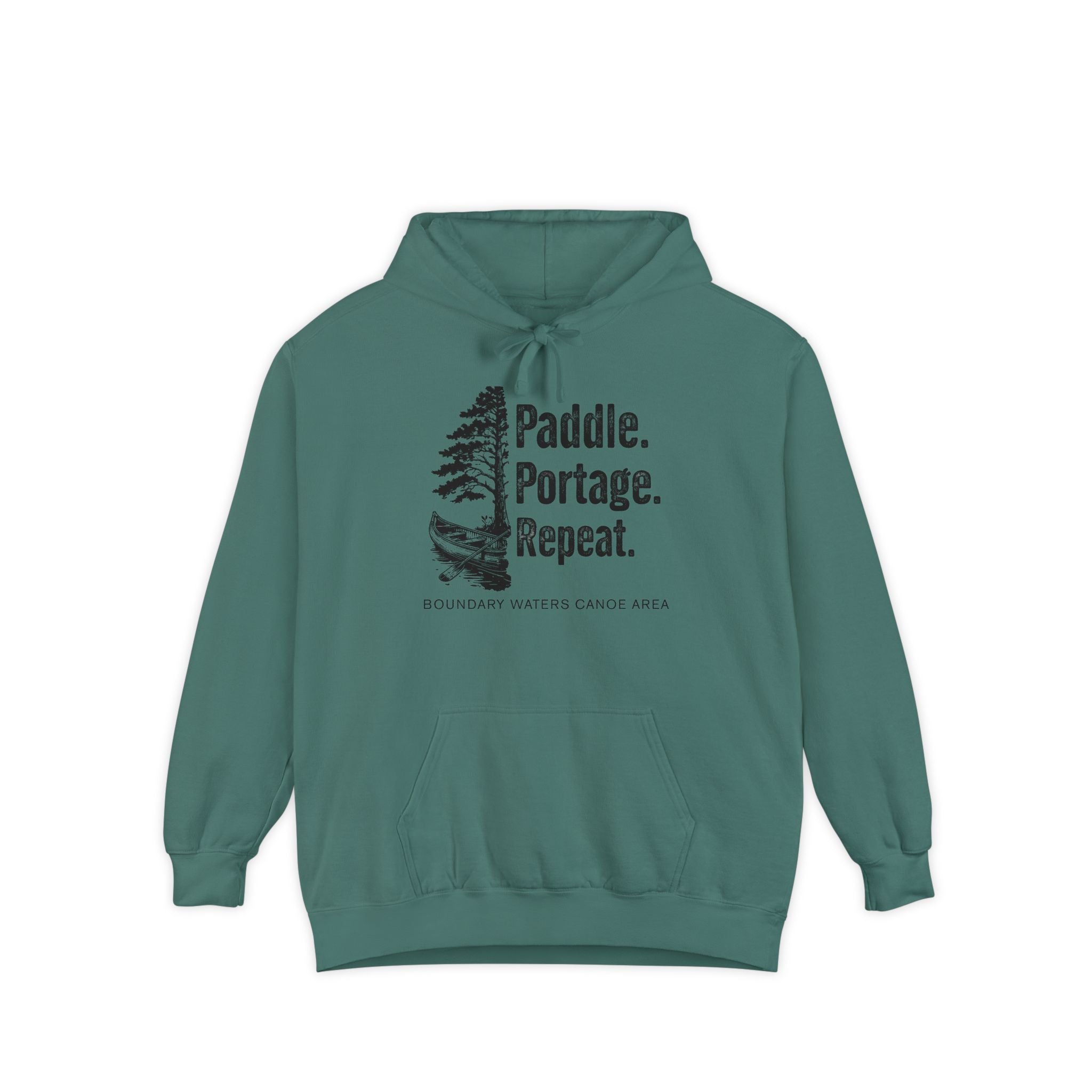 Paddle. Portage. Repeat. Hoodie
