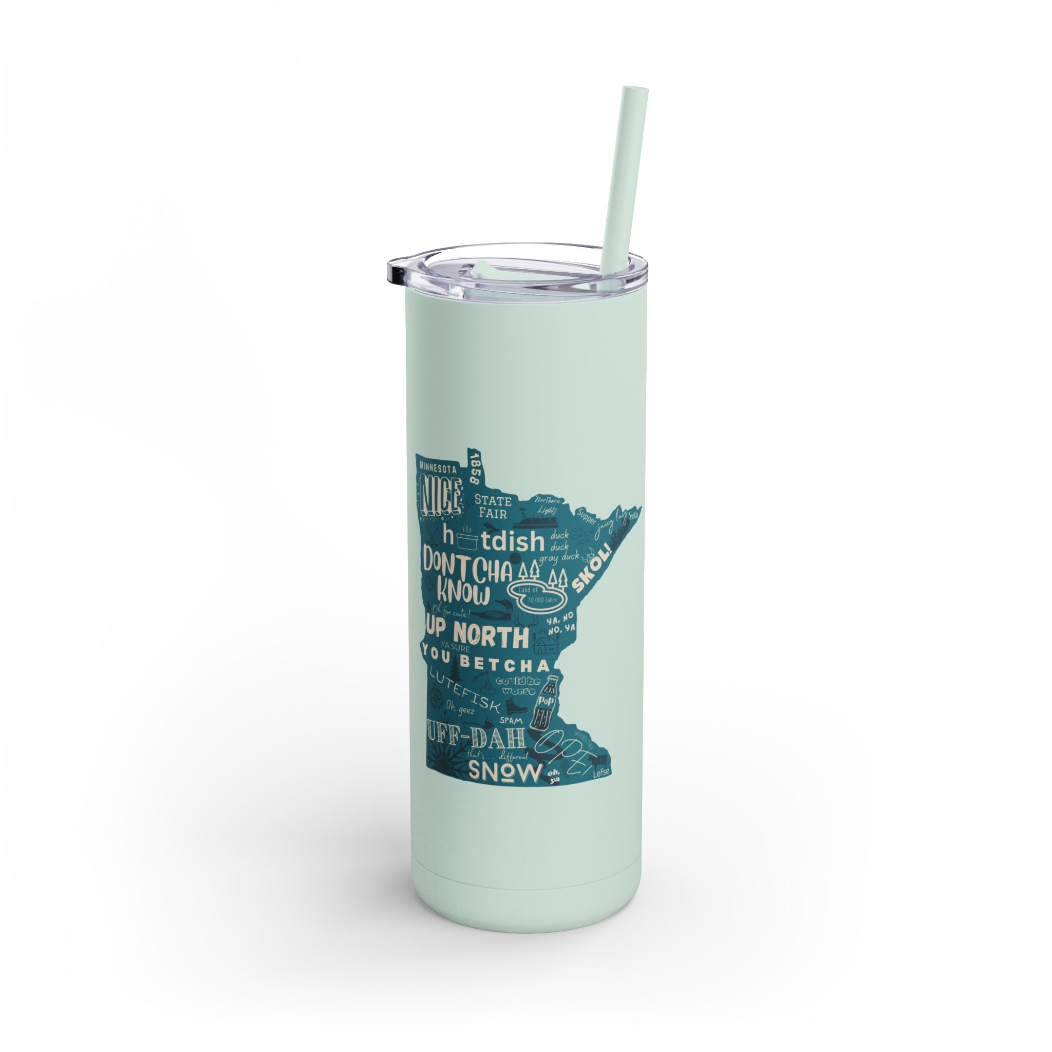 Minnesota Vibes 20oz Travel Tumbler