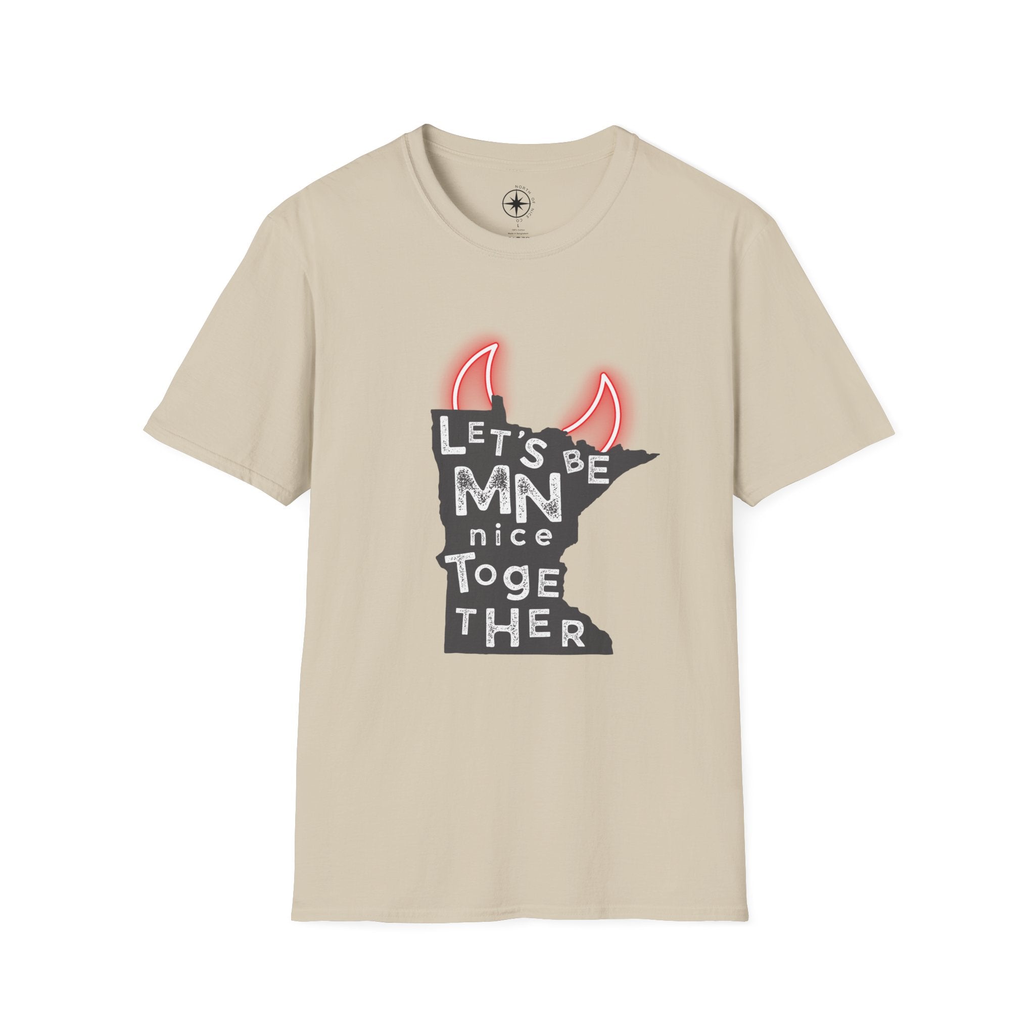 Minnesota Nice Devil Horn Tshirt