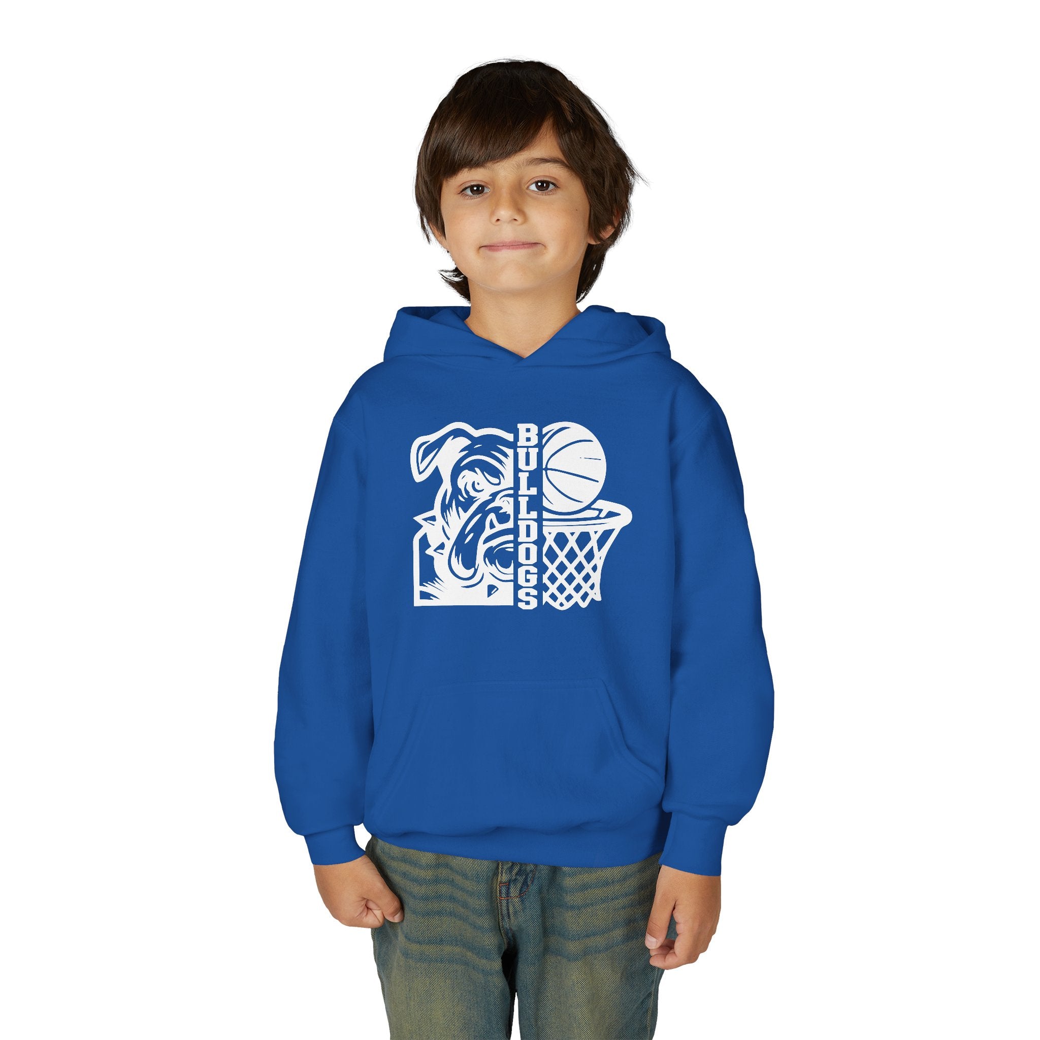Bulldog Basketball Hooded Sweatshirt (Youth)