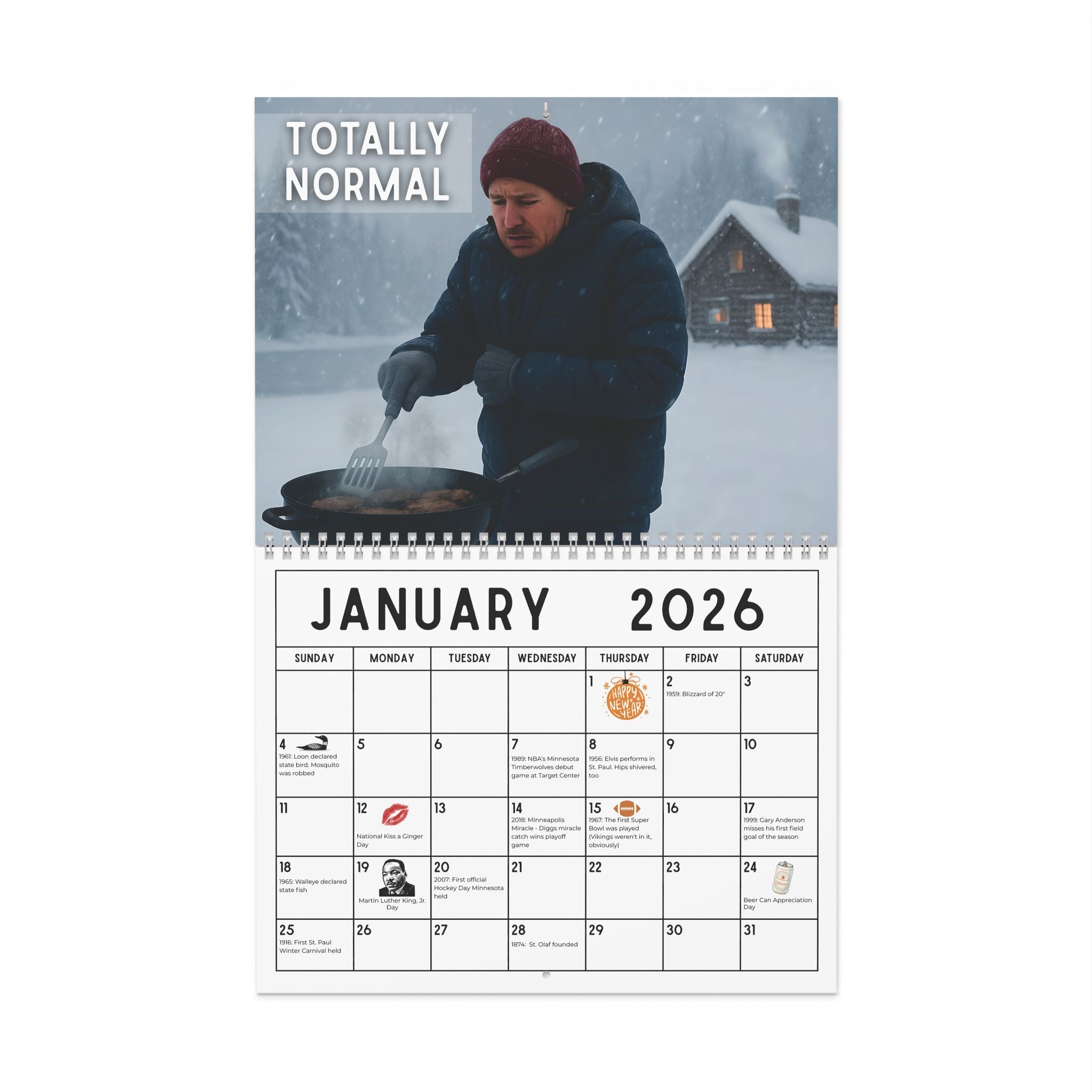 2026 Uff-Da Wall Calendar