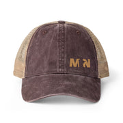Women's MN Embroidered Washed Mesh-Back Cap