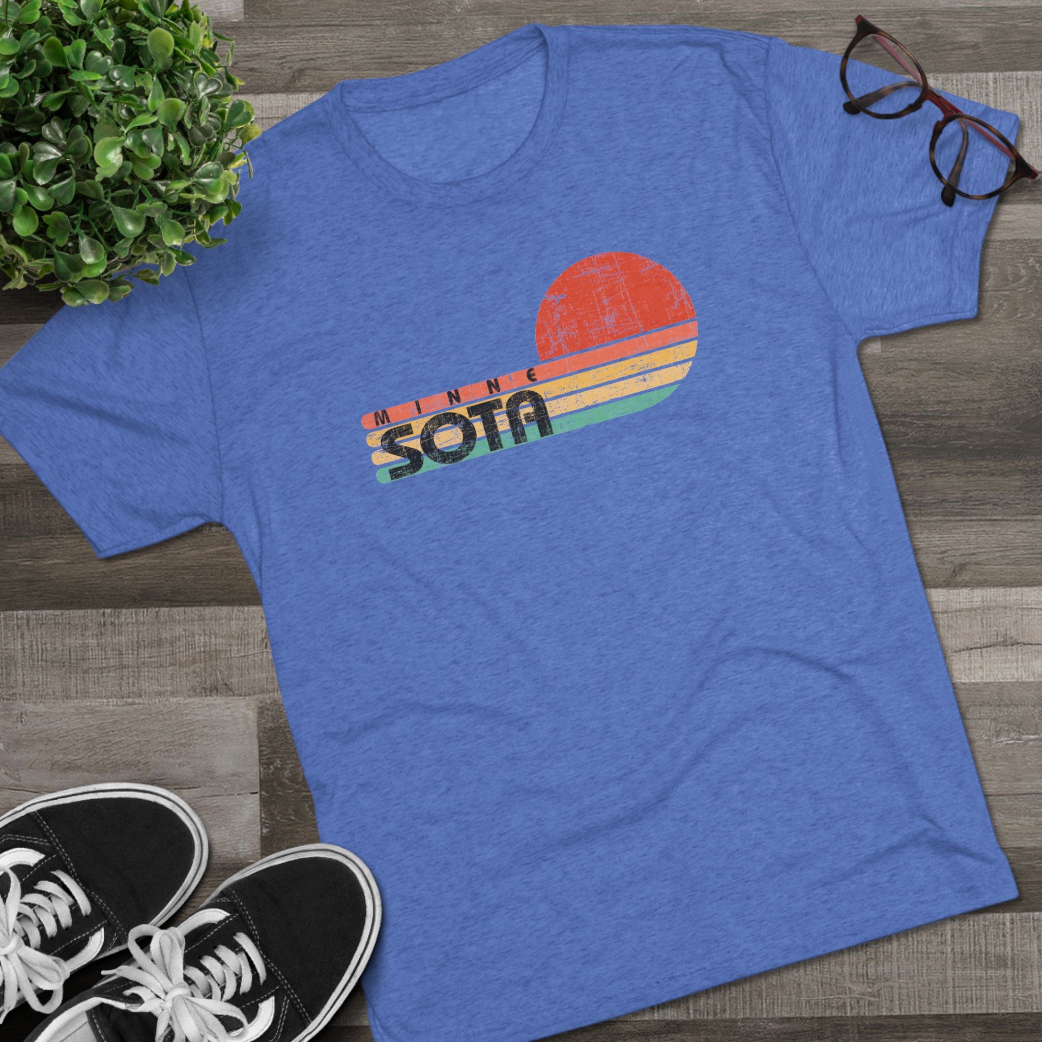 Retro MinneSOTA Unisex Tri-Blend Tee