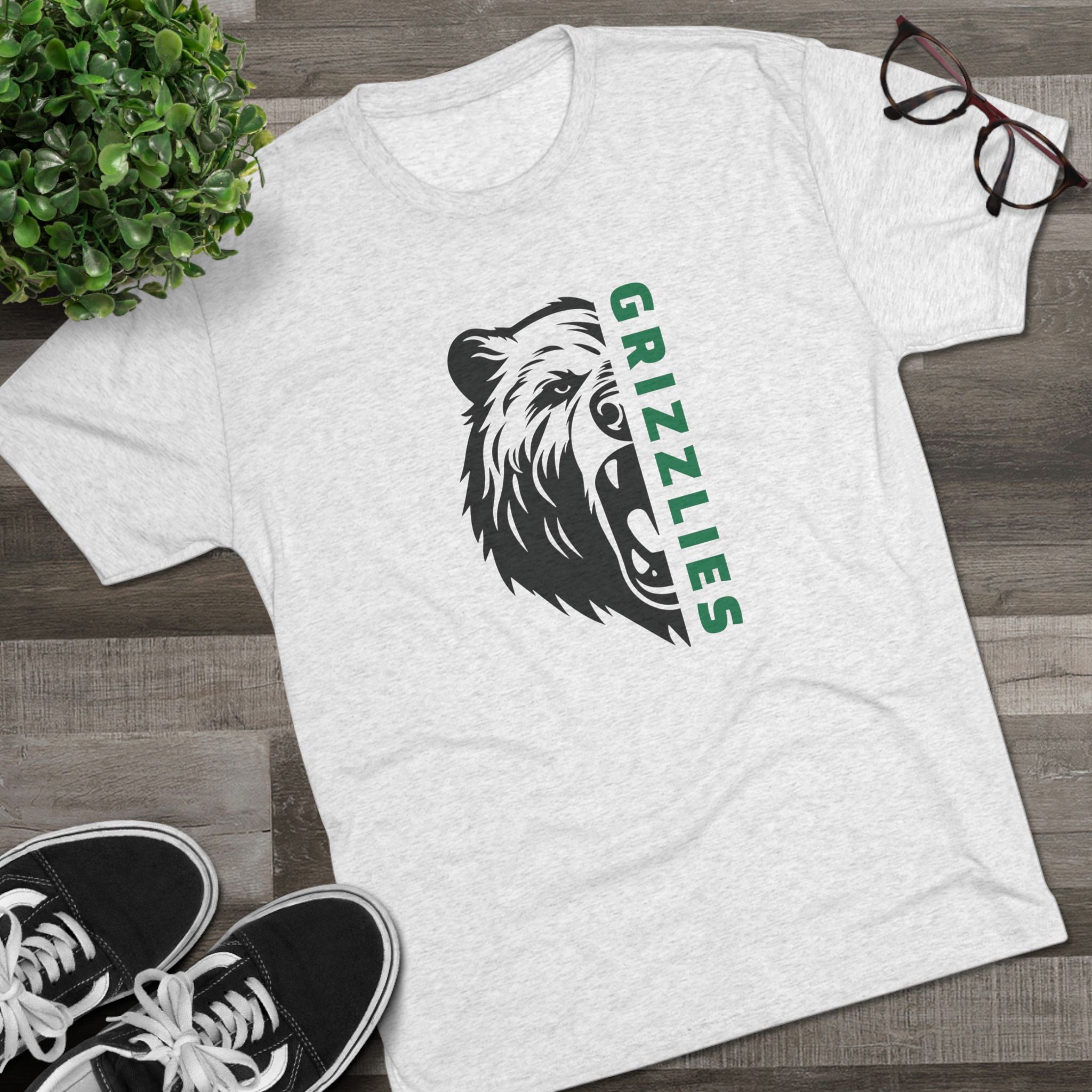 Grizzlies Unisex Tri-Blend Crew Tee