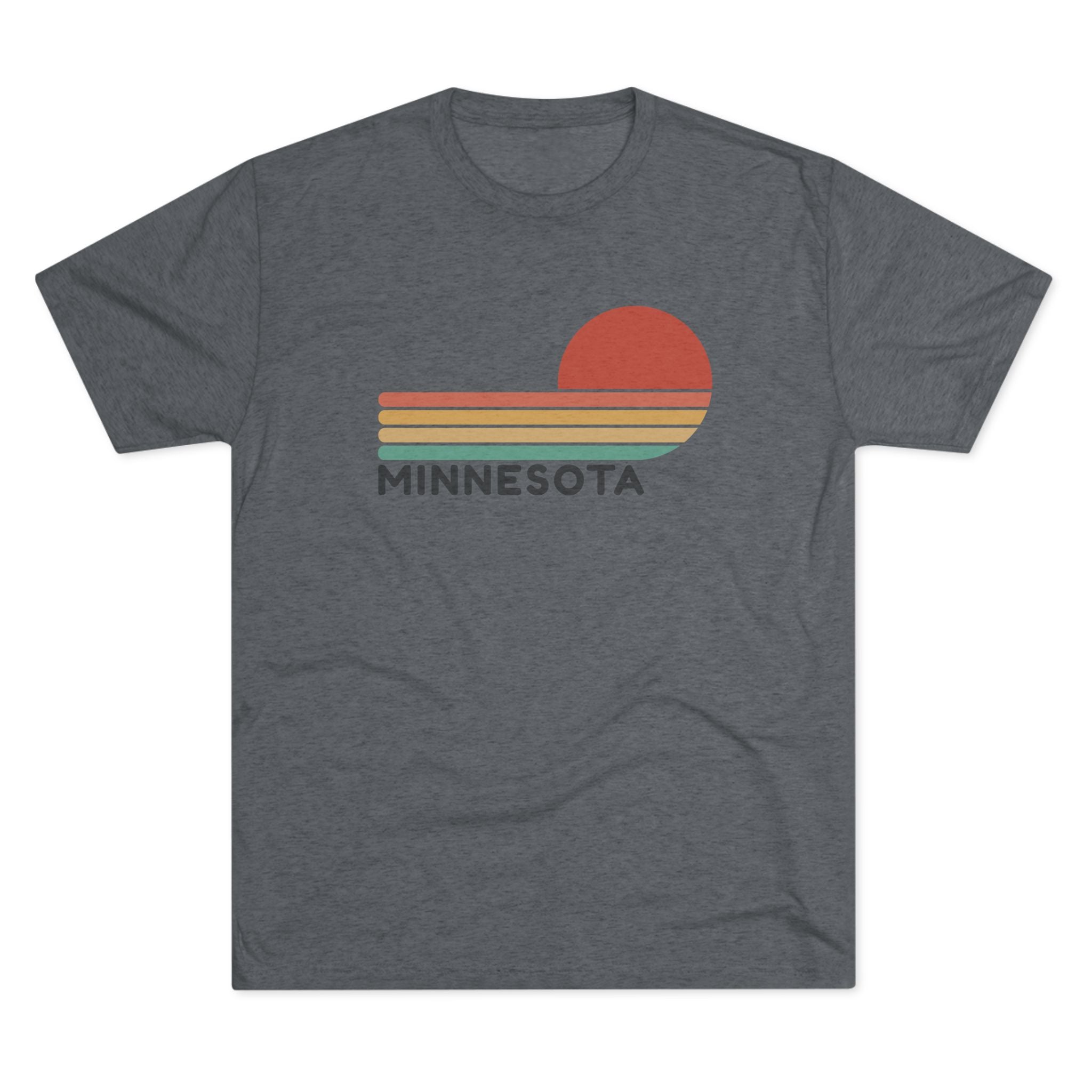 Minnesota Retro Sunset Tri-Blend Tee