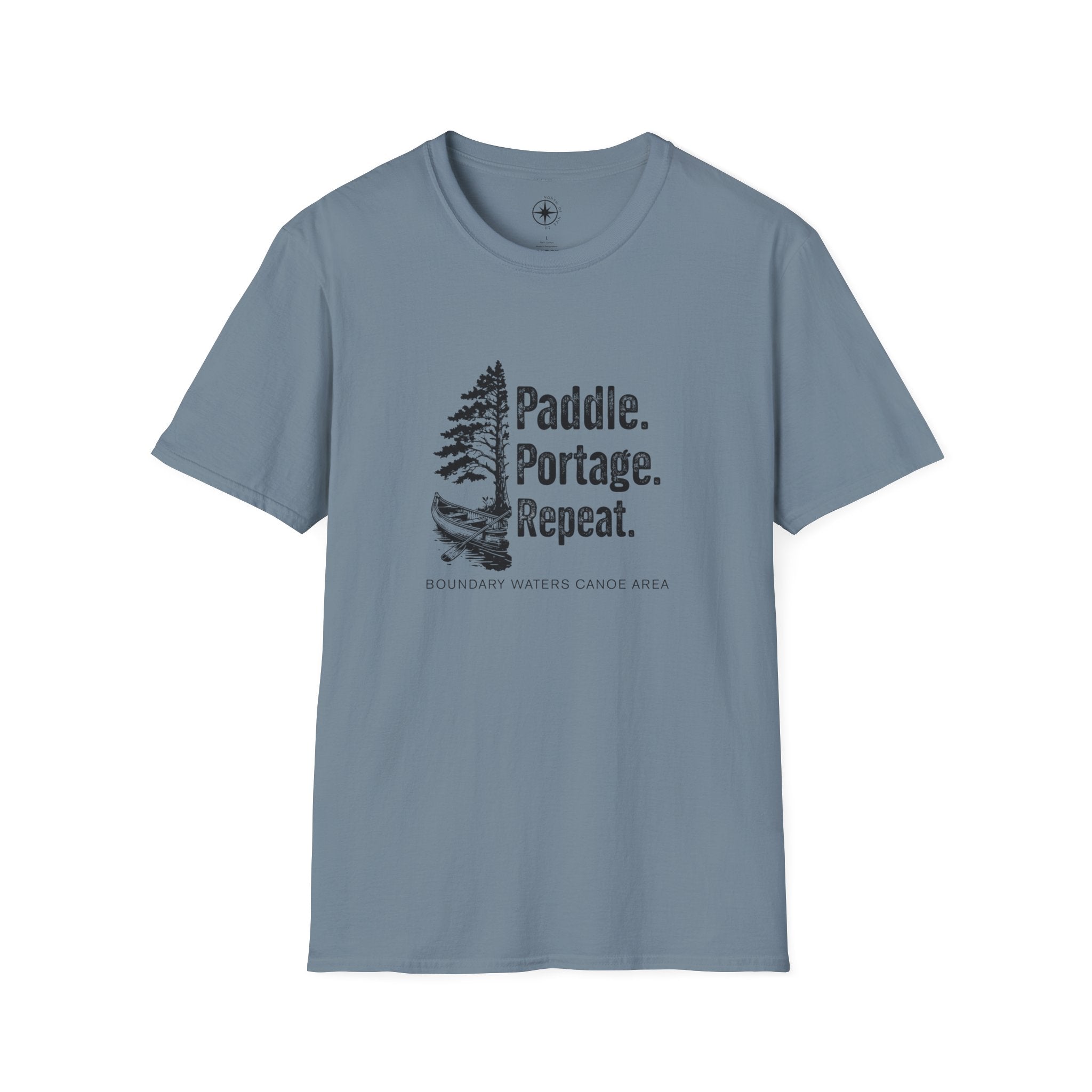 Paddle. Portage. Repeat. T-shirt