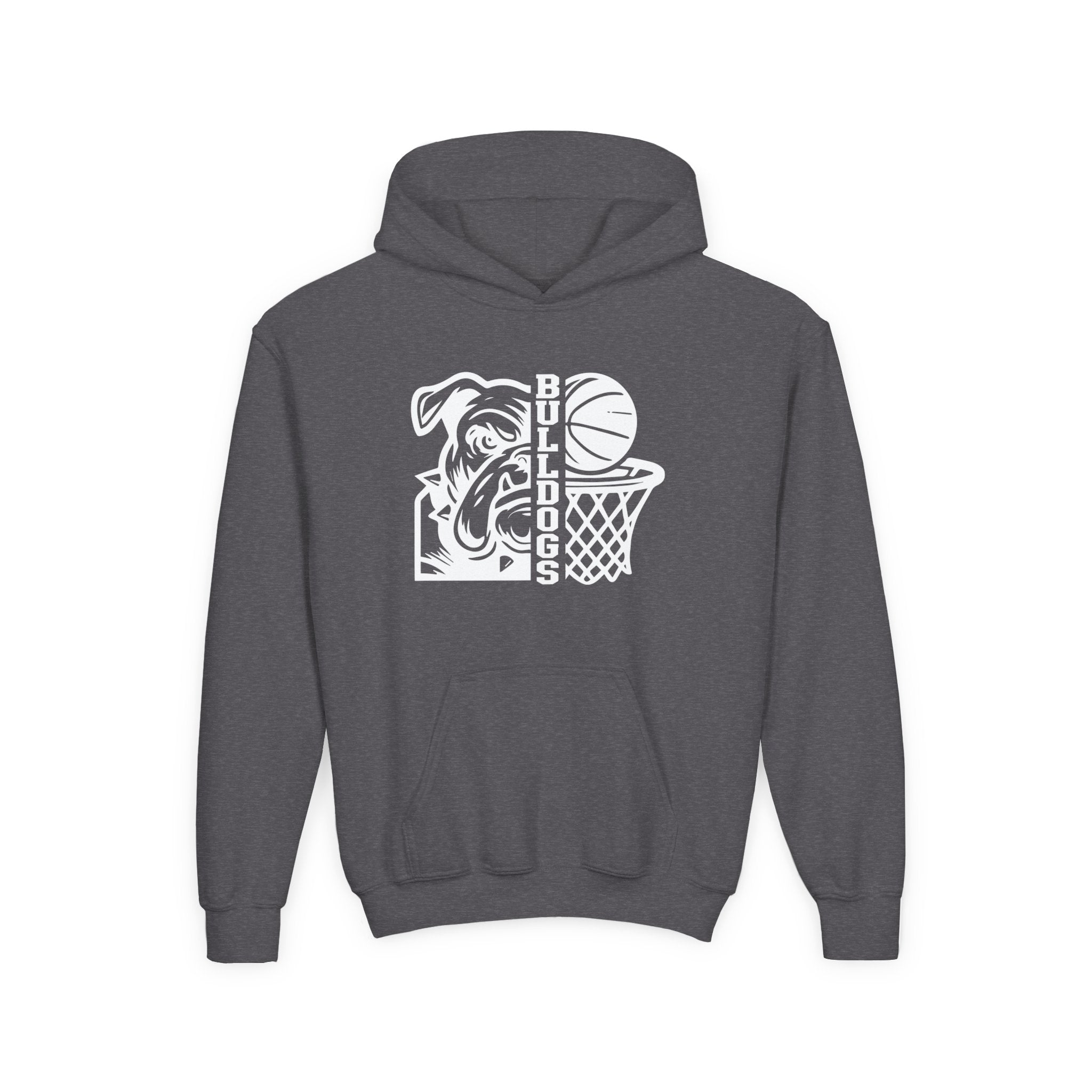 Bulldog Basketball Hooded Sweatshirt (Youth)