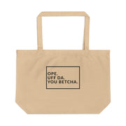 Minnesota Tote Bag — Large Eco Canvas Market Tote